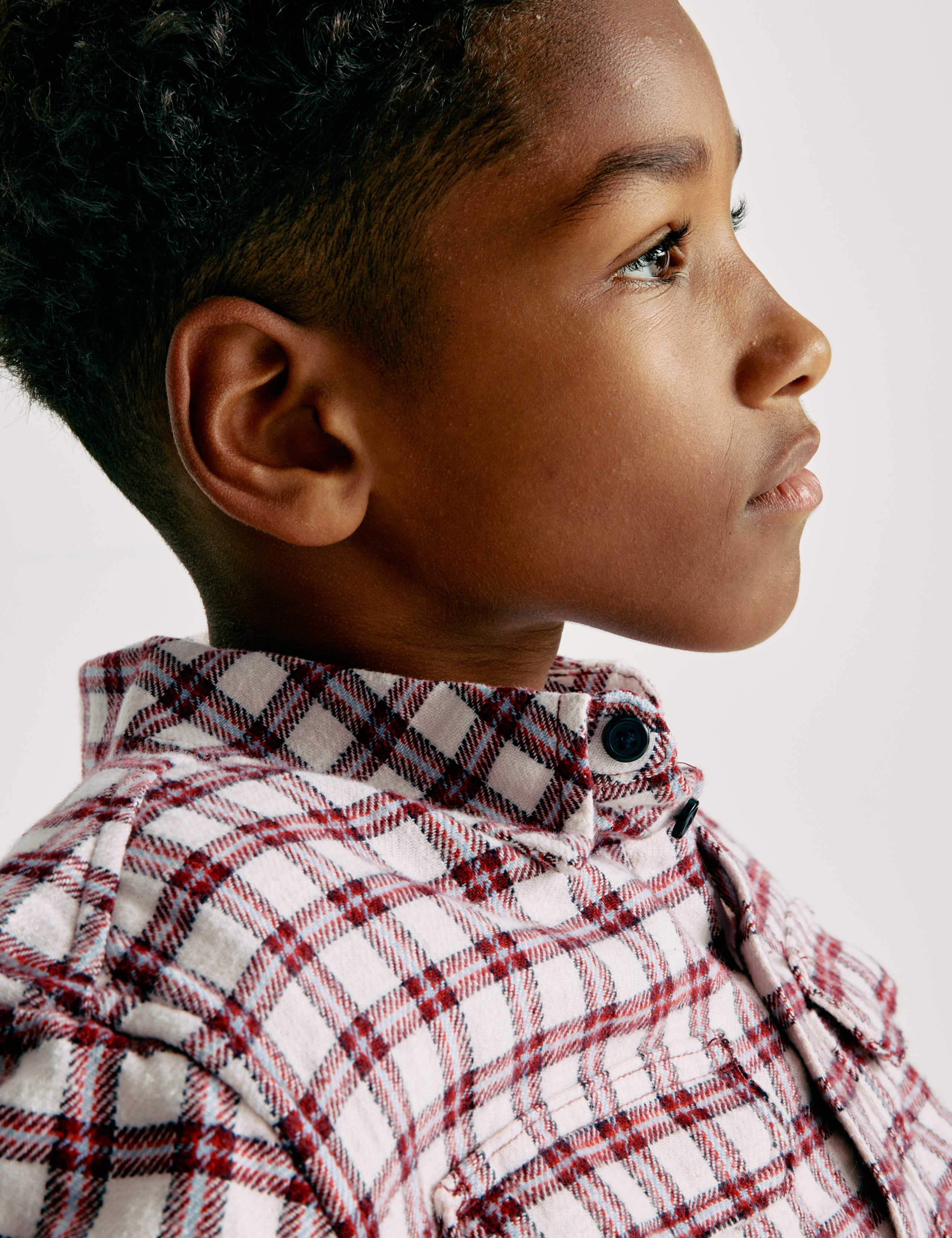 Pure Cotton Micro Checked Shirt (6-16 Yrs) 3 of 5