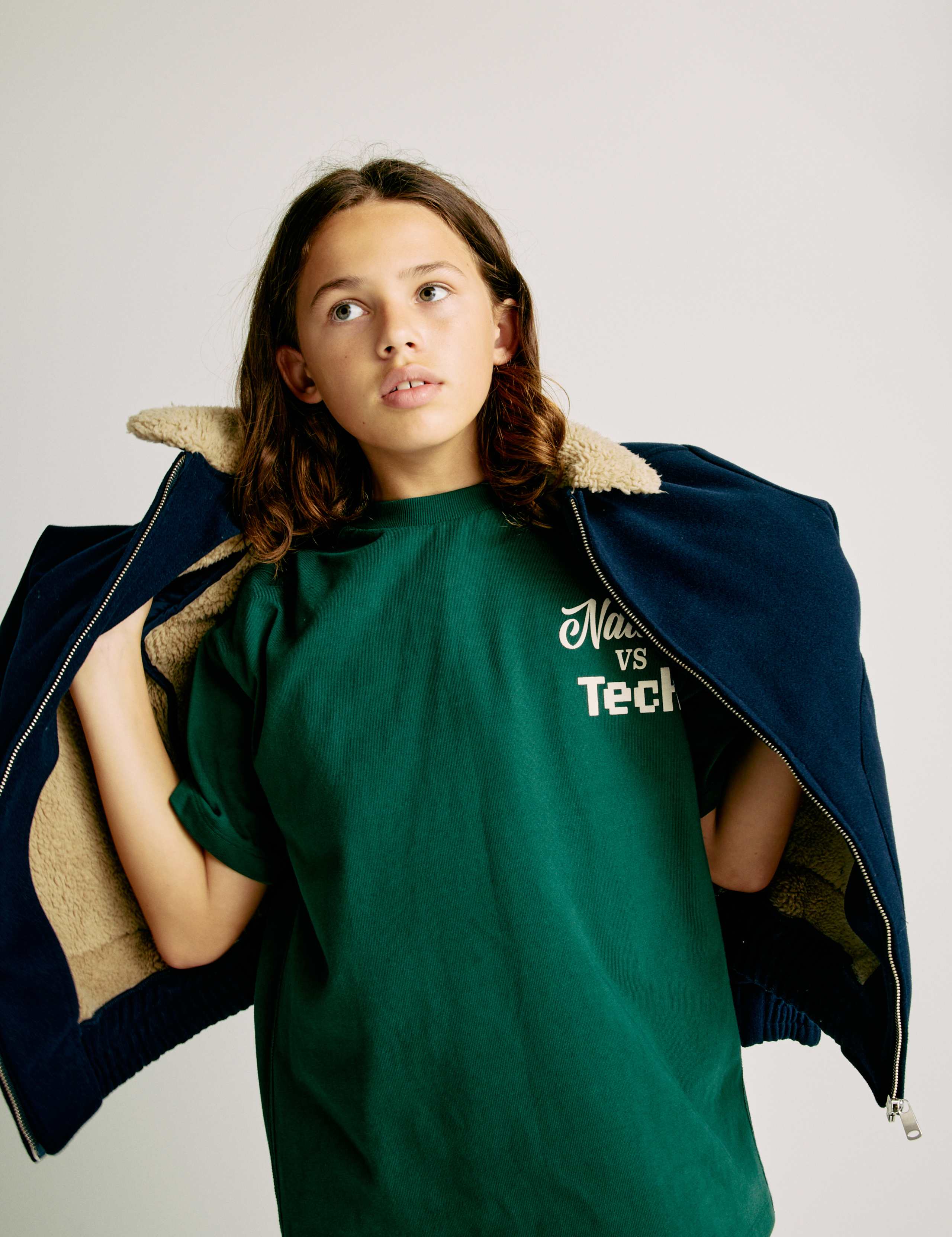 Borg Lined Bomber Jacket (6-16 Yrs) 5 of 7