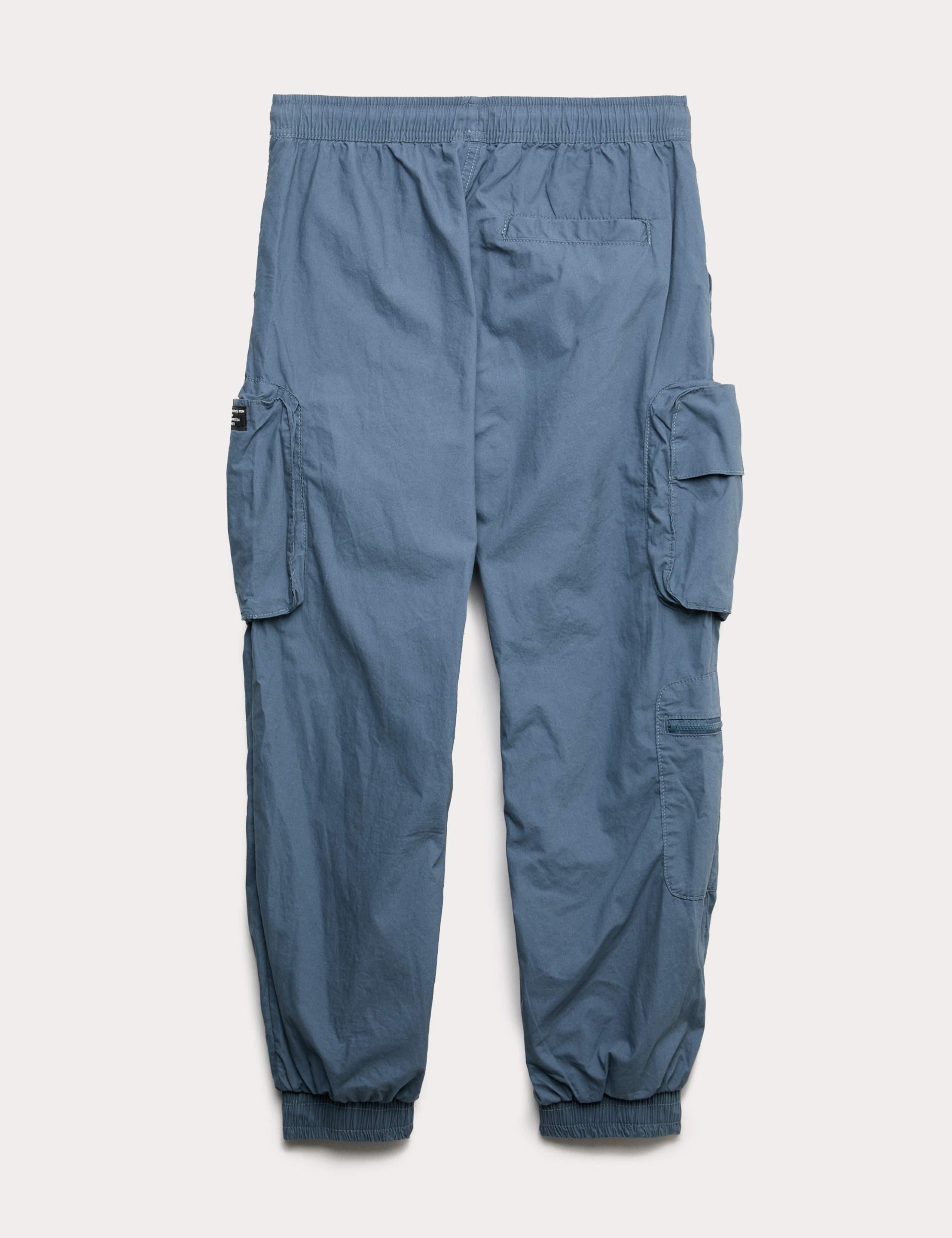 Pure Cotton Cargo Trousers (6-16 Yrs) 2 of 2