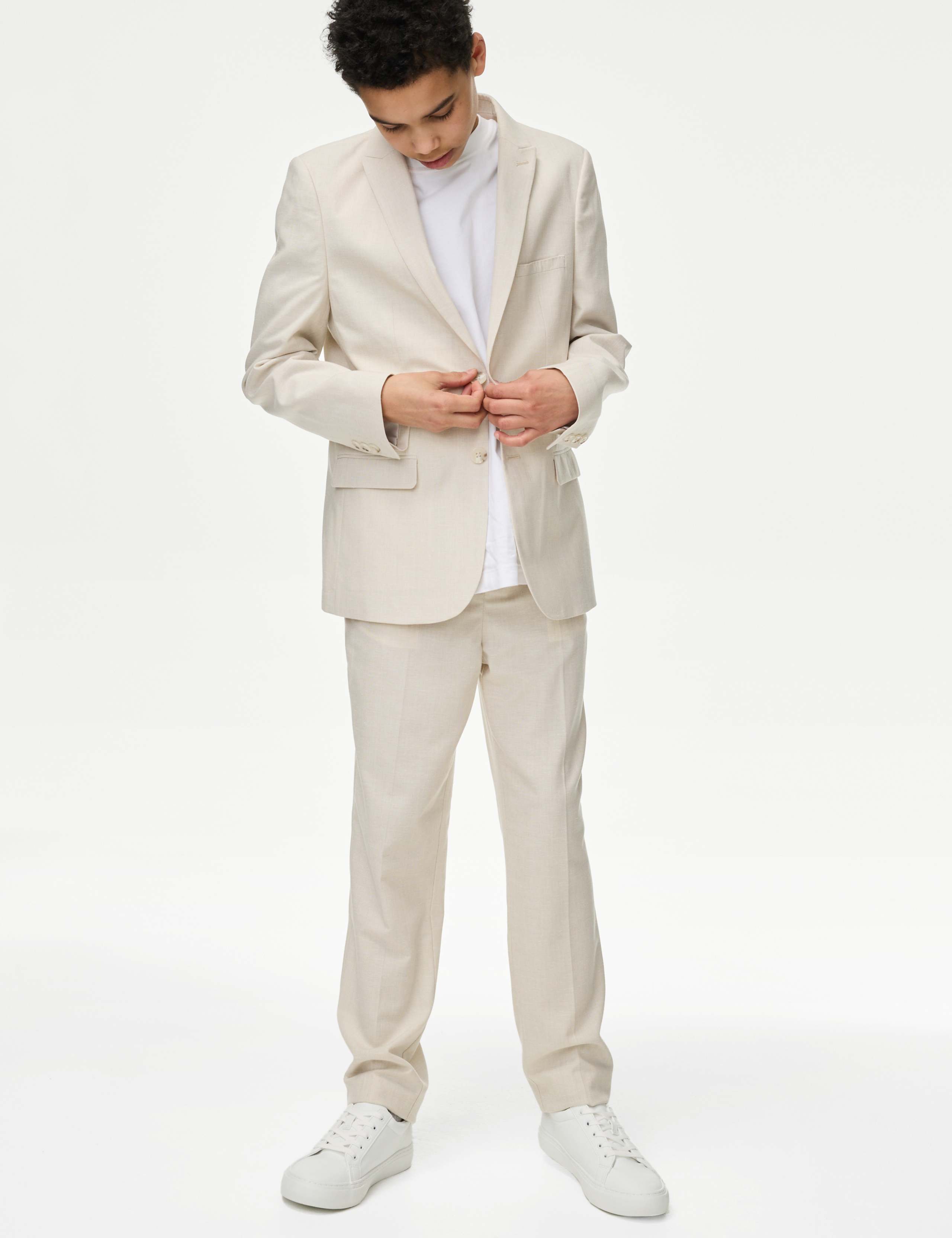 Suit Jacket with Linen (6-16 Yrs) 5 of 6