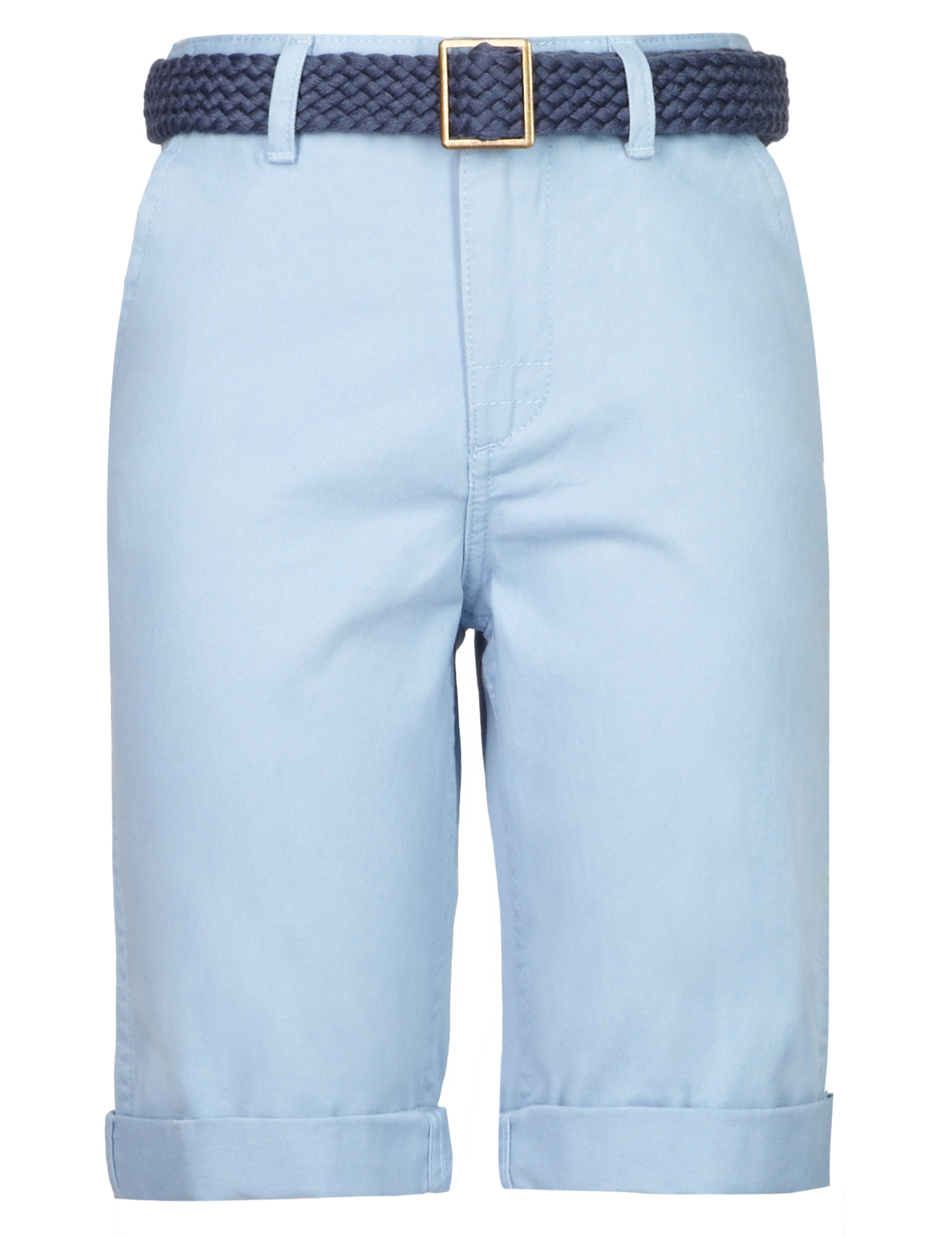 Pure Cotton Chino Shorts with Belt (5-14 Years) 2 of 5