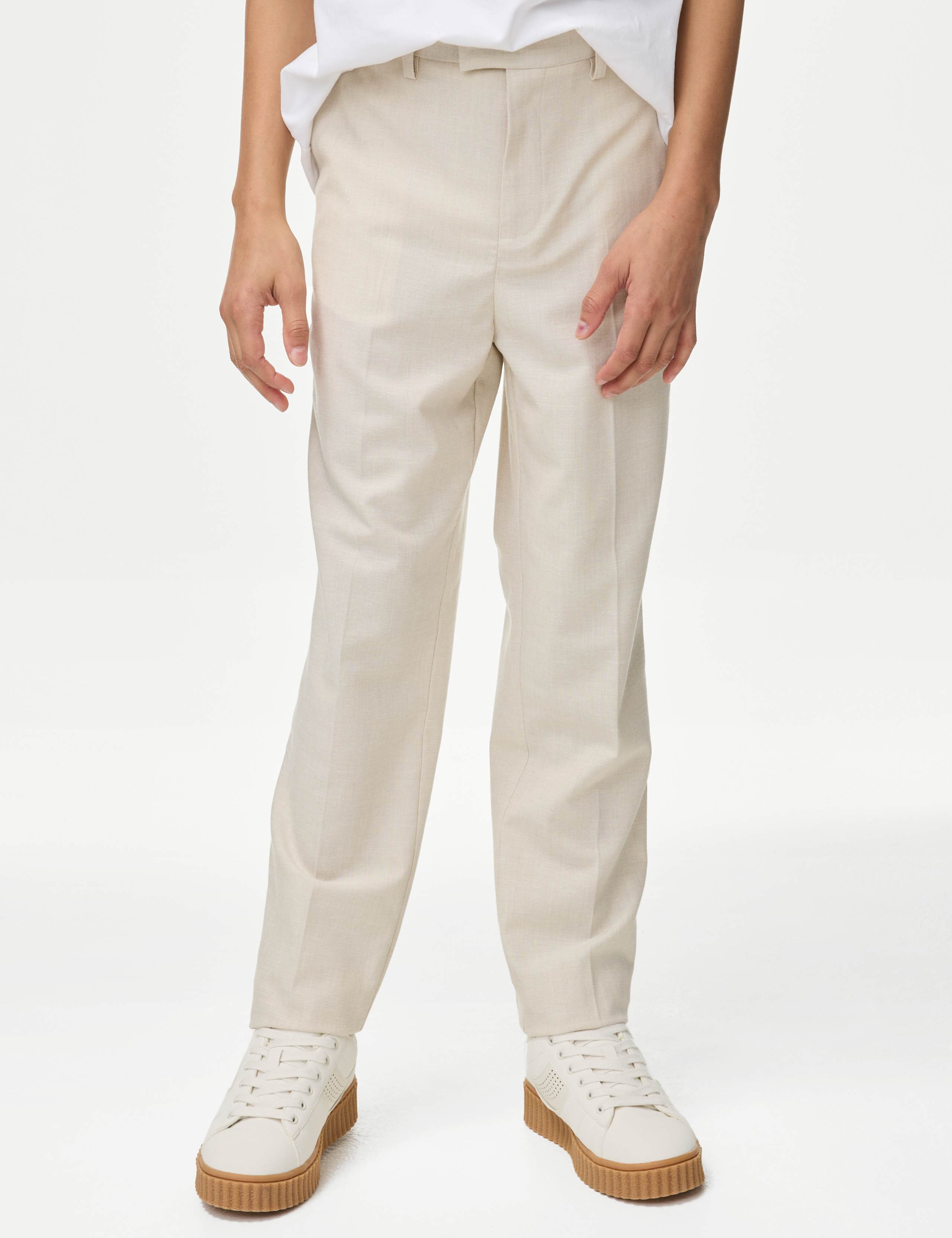 Suit Trousers with Linen (2-16 Yrs) 4 of 5