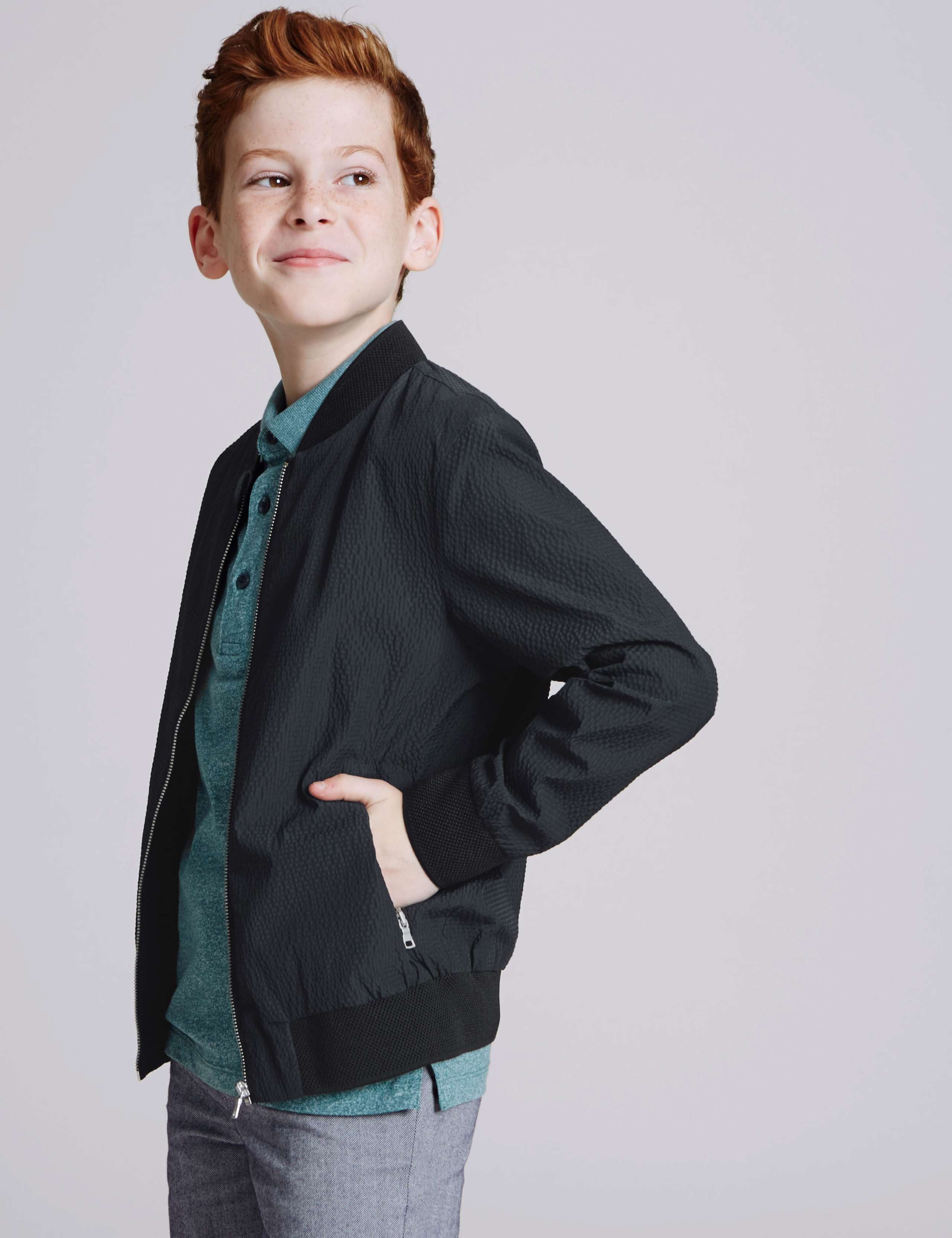 Baseball Bomber Jacket (3-14 Years) 1 of 6