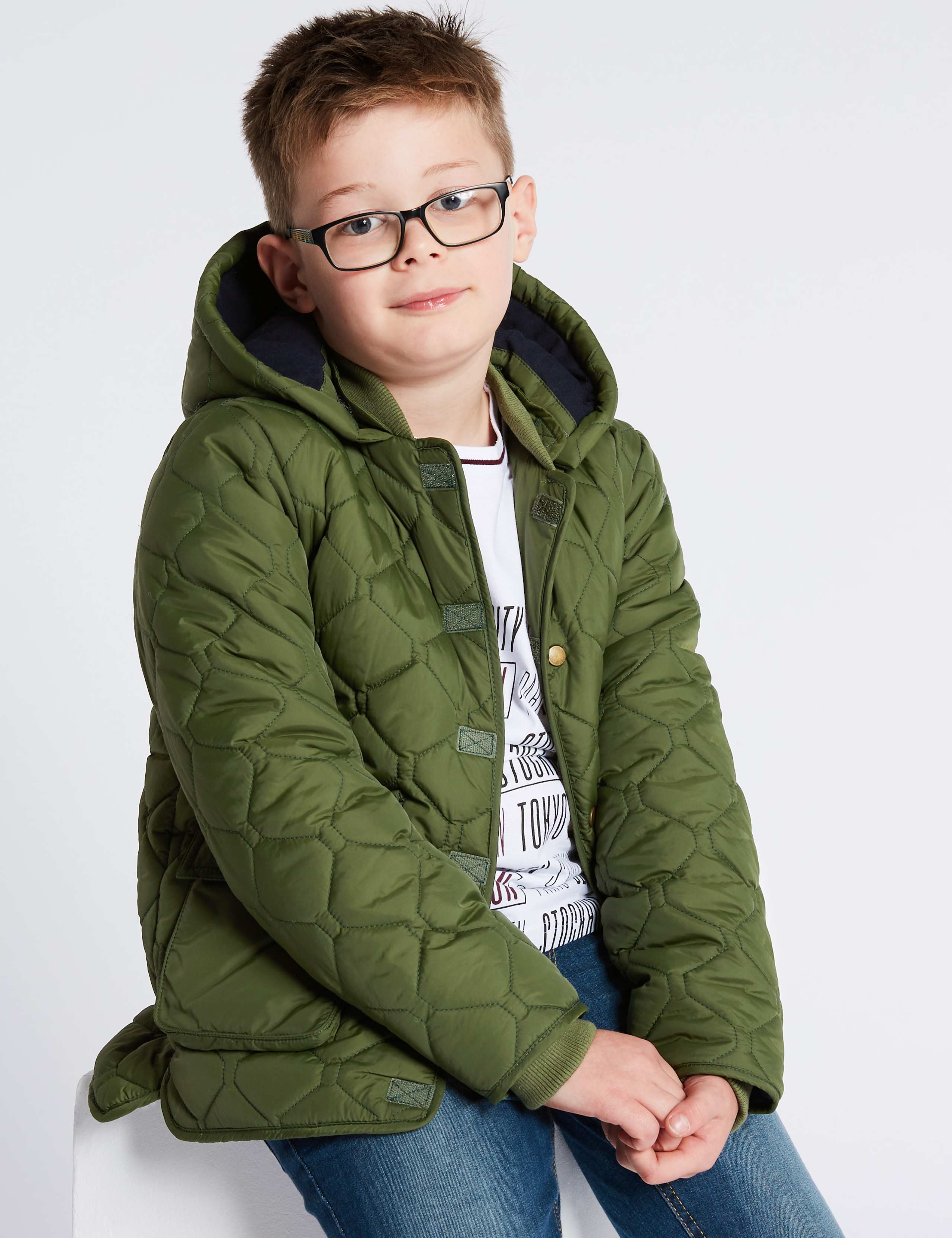 Easy Dressing Quilted Coat (3-16 Years) 3 of 5