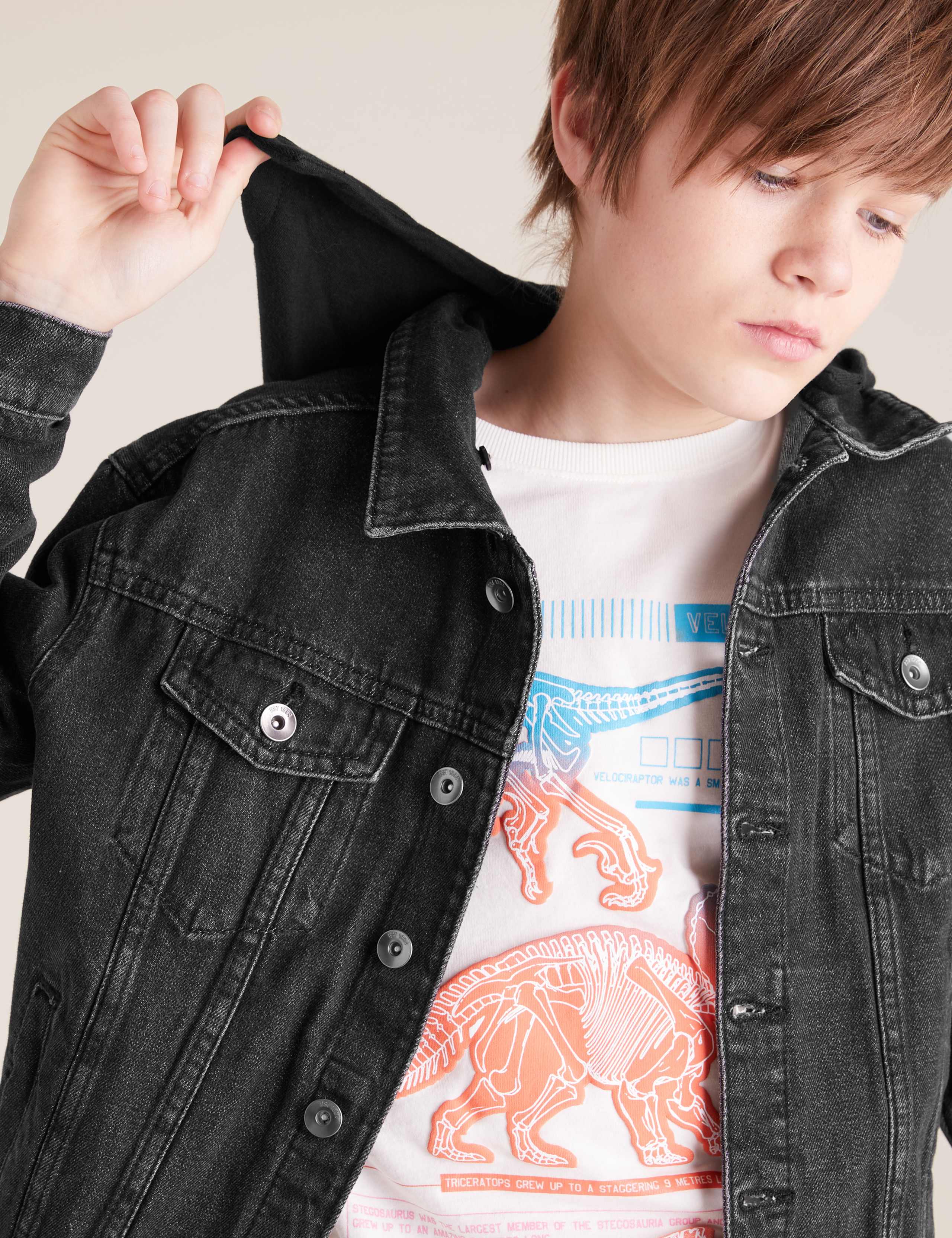 Denim Hooded Jacket (6-14 Yrs) 4 of 5