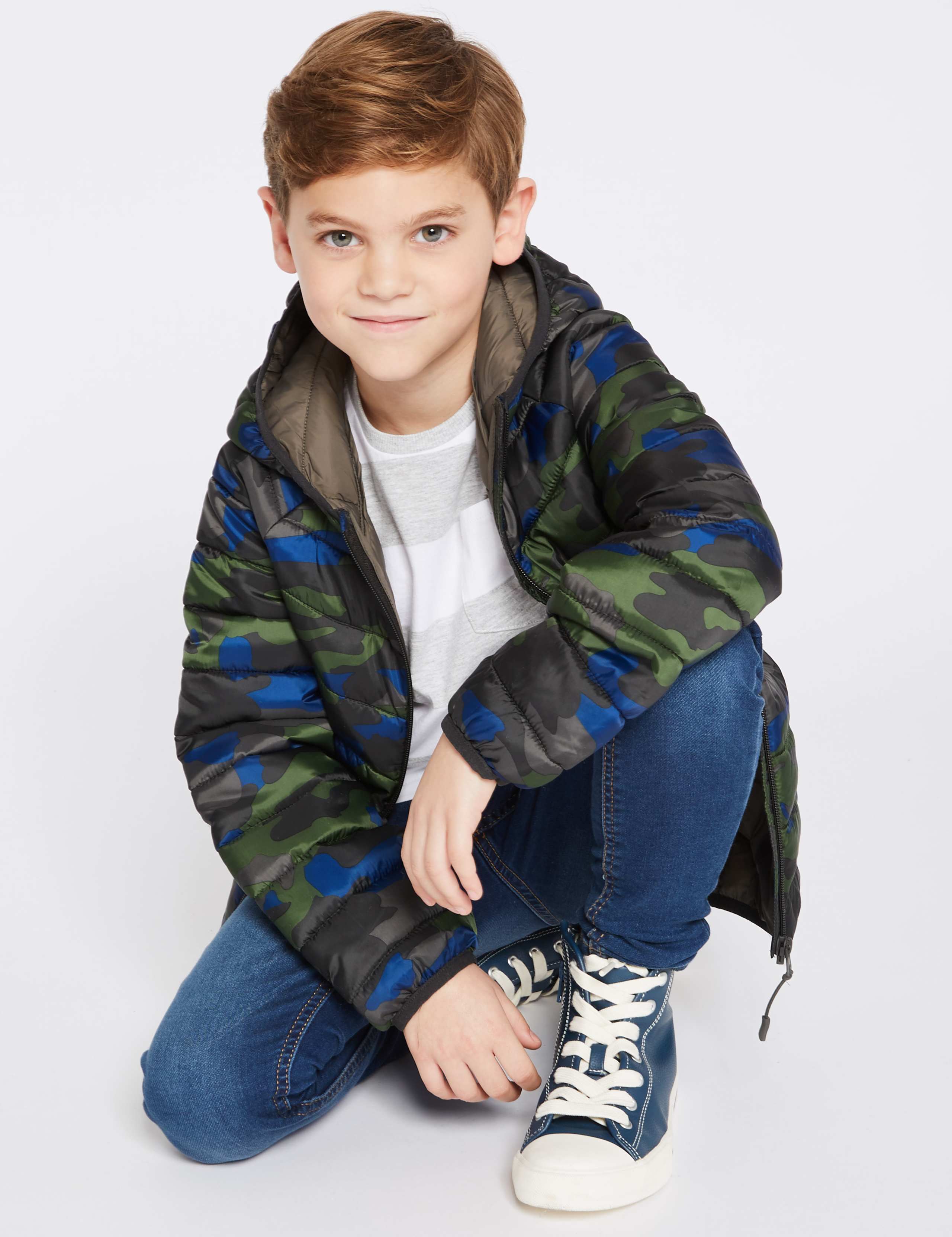 Lightweight Camouflage Coat (3-16 Years) 1 of 4