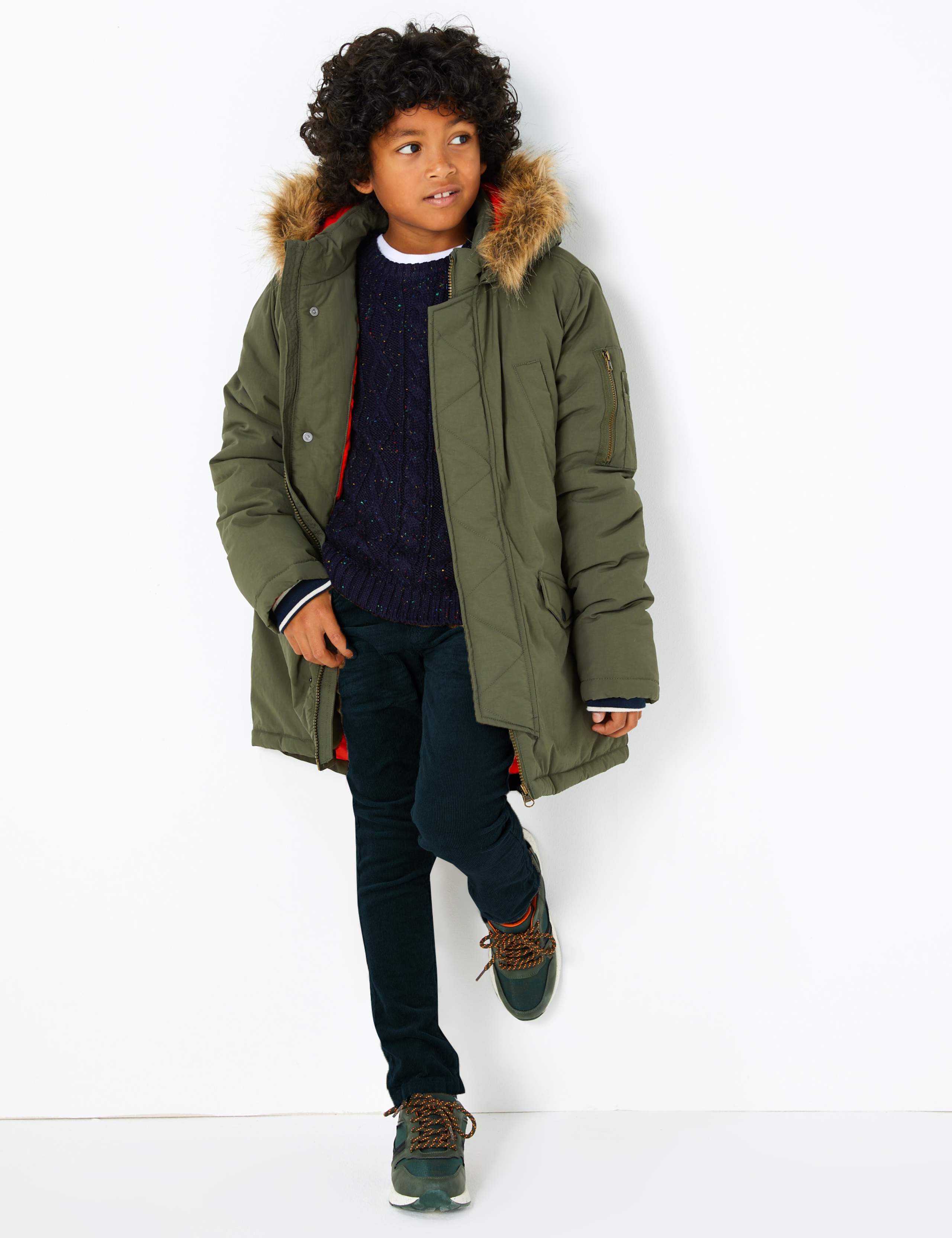Hooded Parka (3-16 Years) 1 of 8