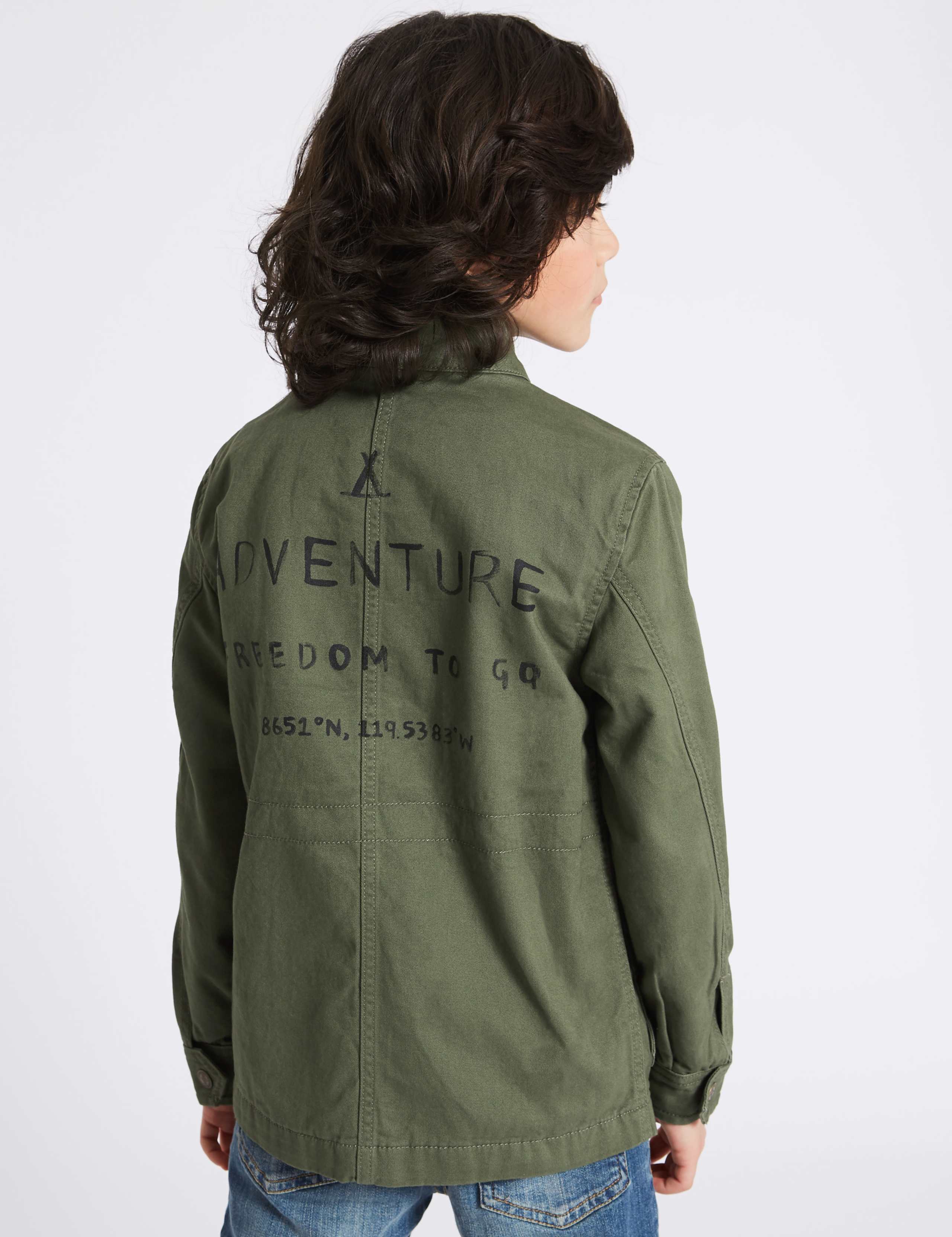 Pure Cotton Jacket (3-16 Years) 2 of 4