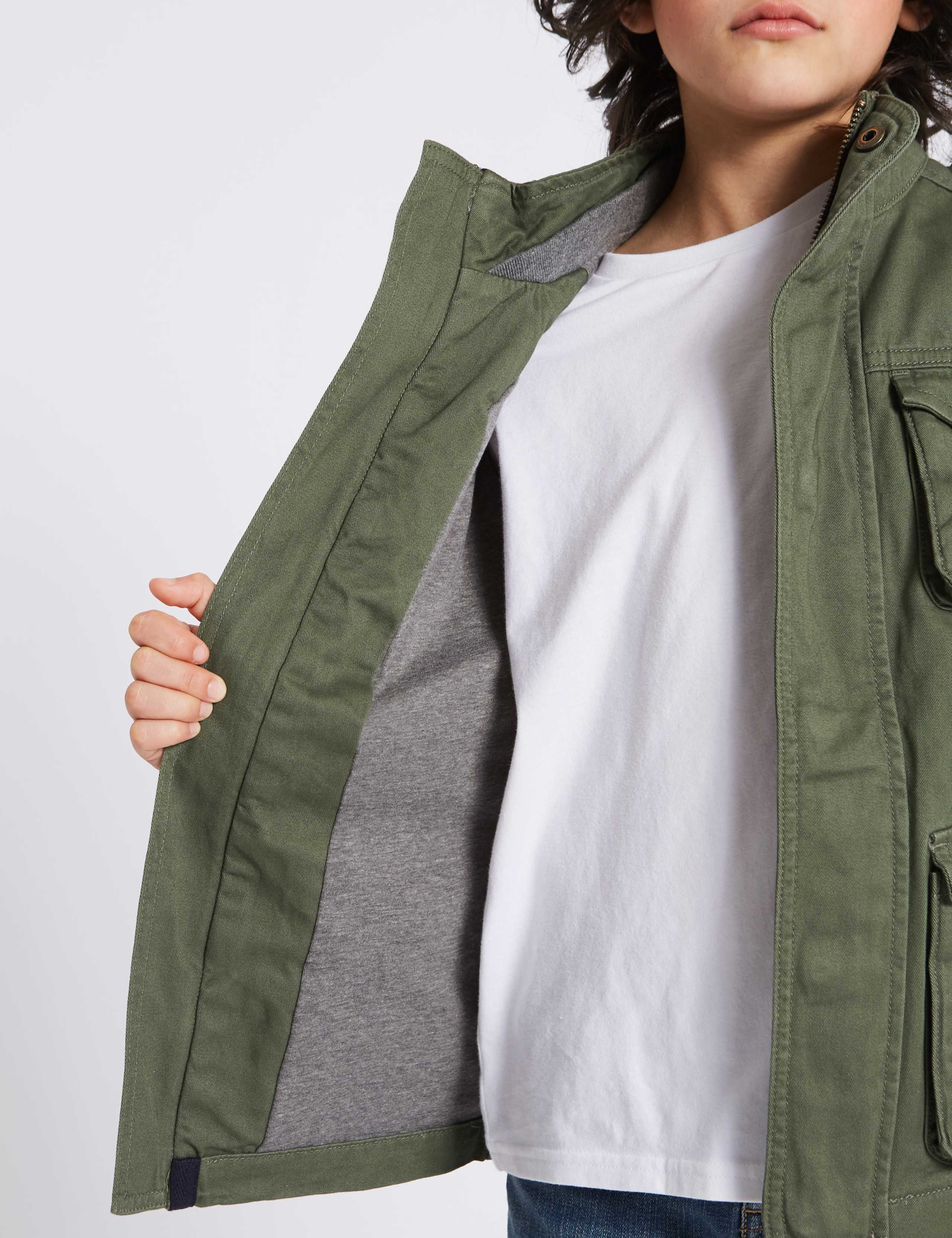 Pure Cotton Jacket (3-16 Years) 3 of 4