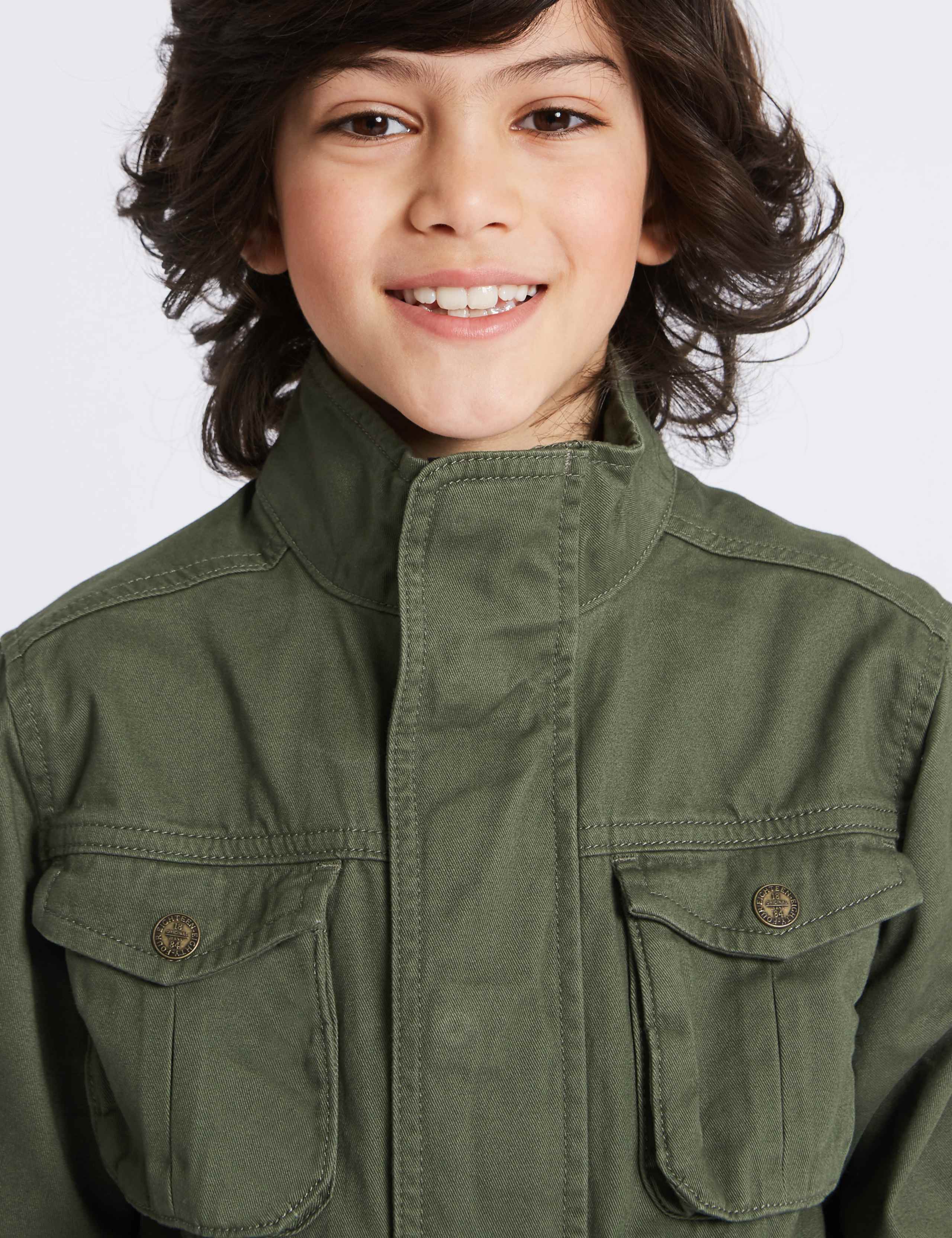 Pure Cotton Jacket (3-16 Years) 4 of 4