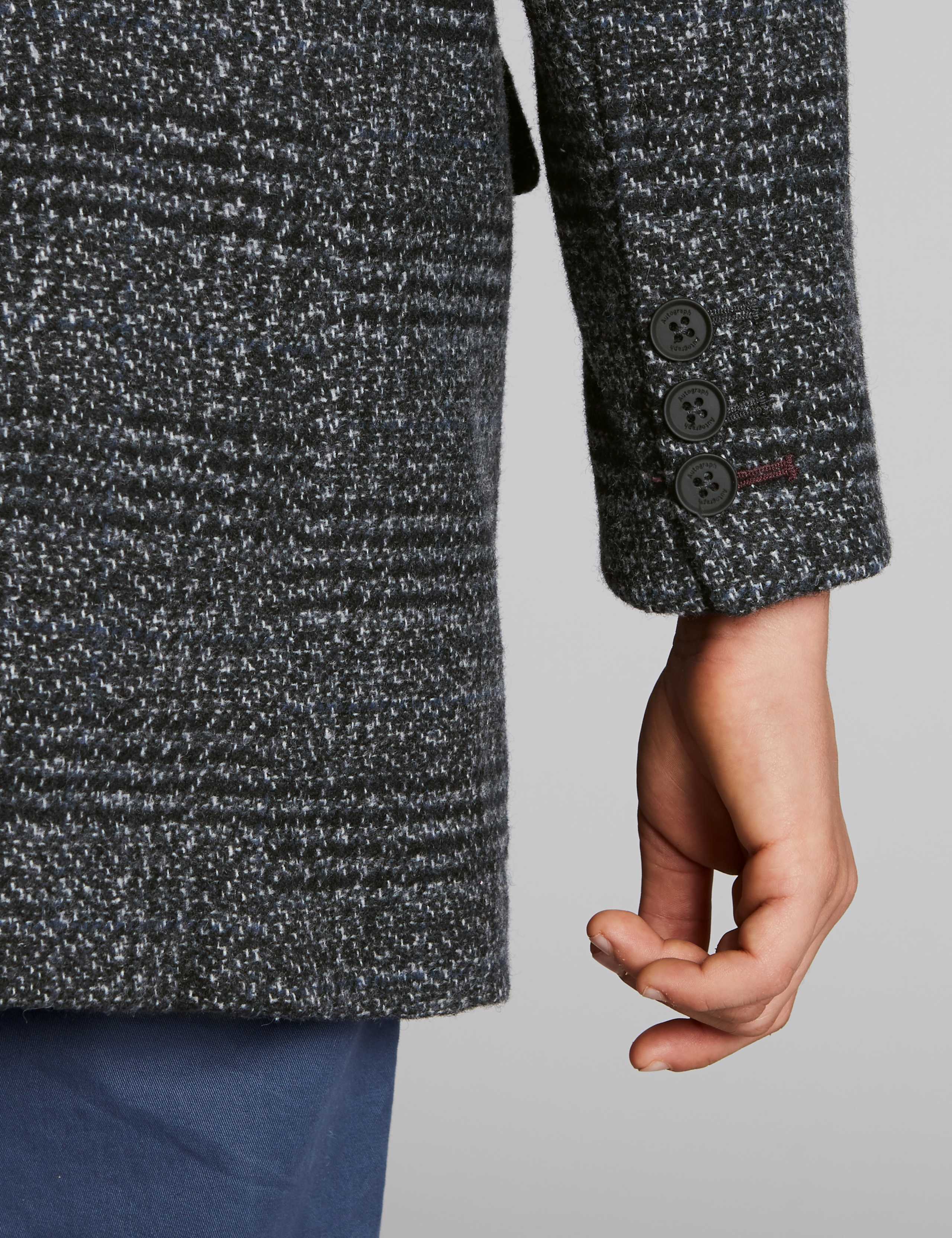 Checked Coat with wool (3-16 Years) 5 of 5