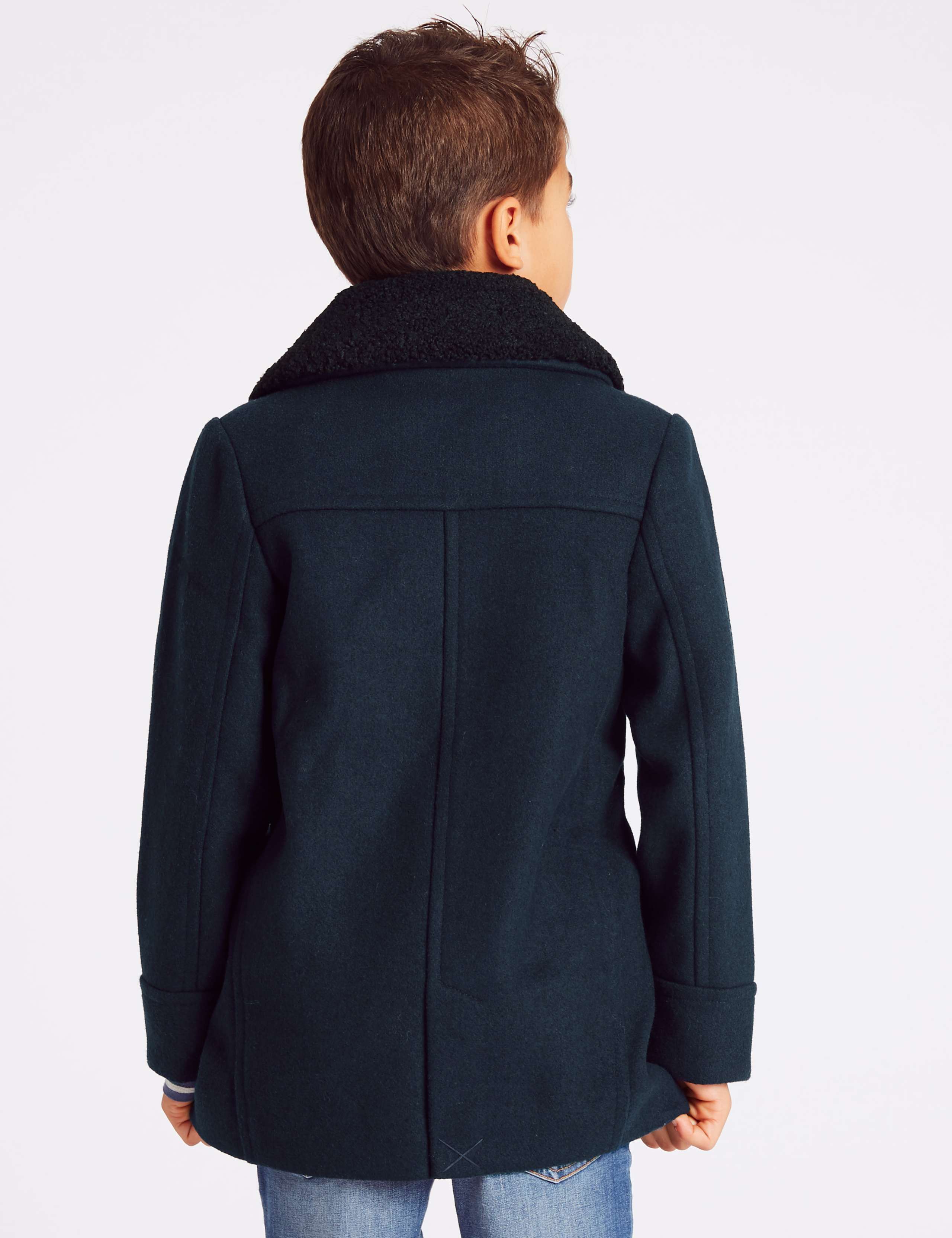 Pea Coat with Wool (3-16 Years) 3 of 5