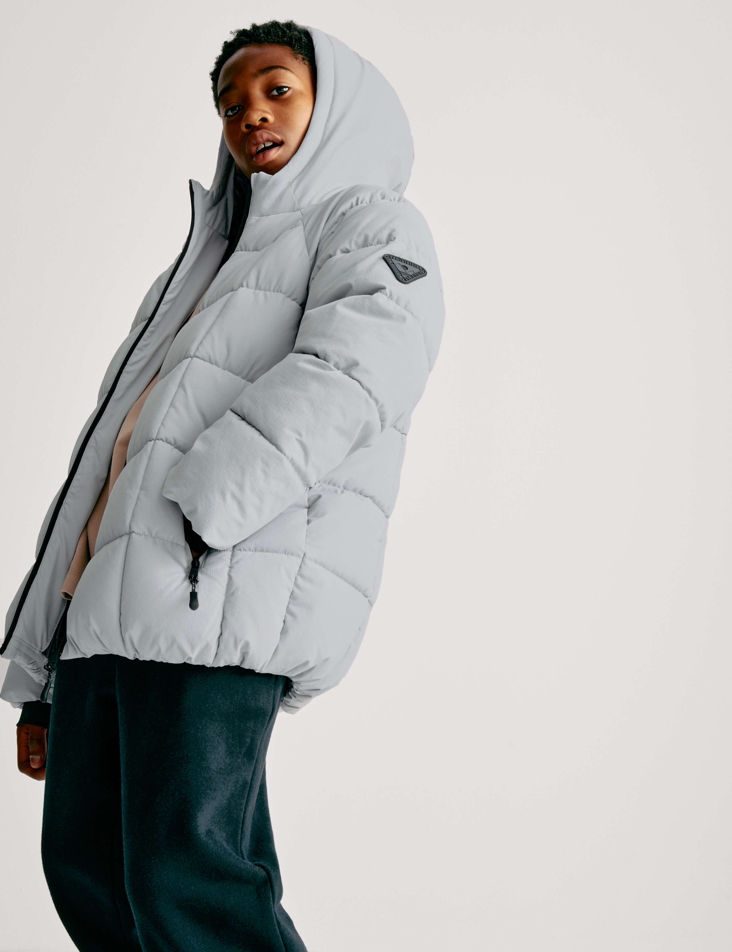 Hooded Padded Coat (6-16 Yrs) 1 of 8