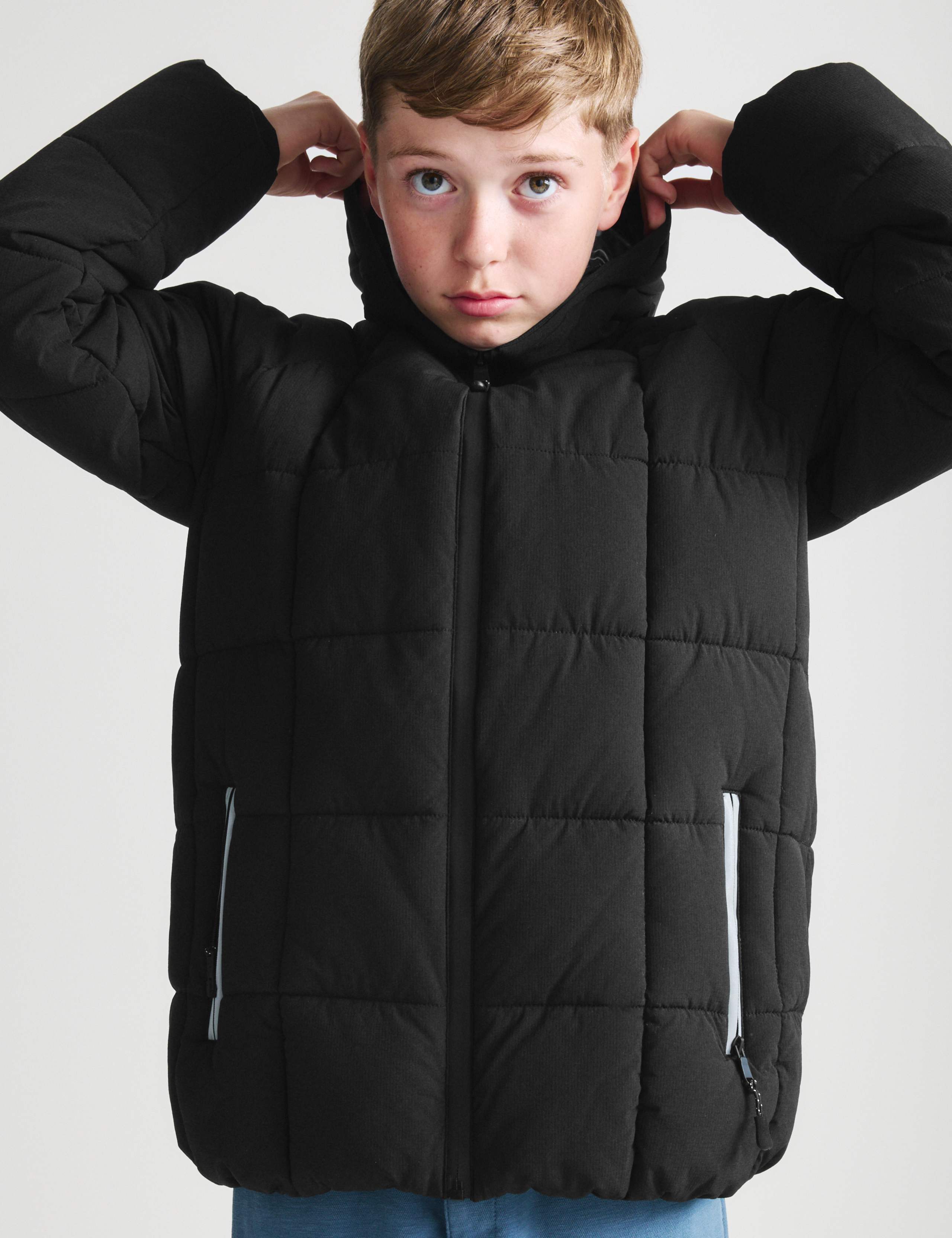 Hooded Padded Coat (6-16 Yrs) 1 of 9