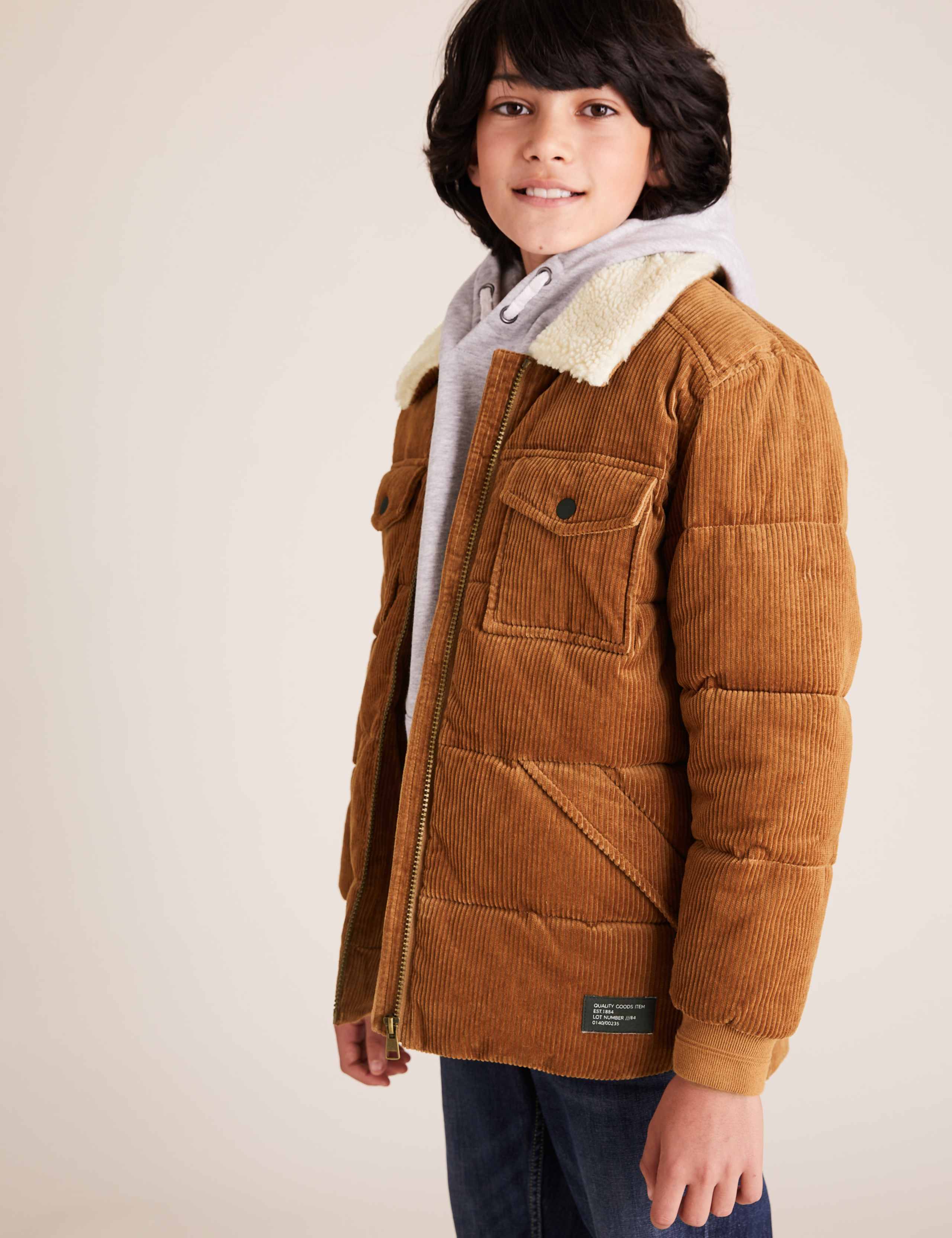 Stormwear™ Cotton Padded Cord Jacket (6-16 Yrs) 3 of 5