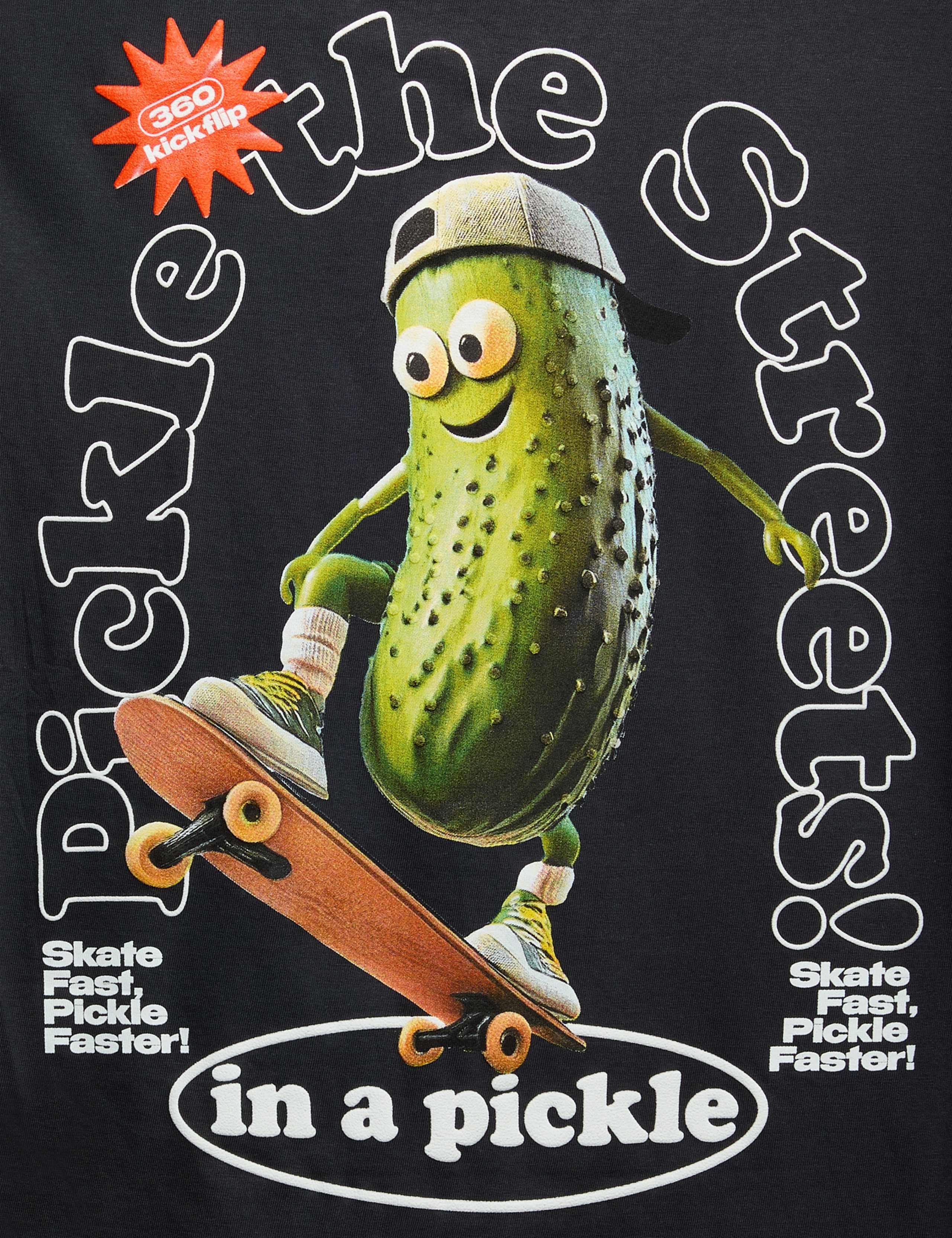 Pure Cotton Graphic Top (6-16 Yrs) 2 of 2