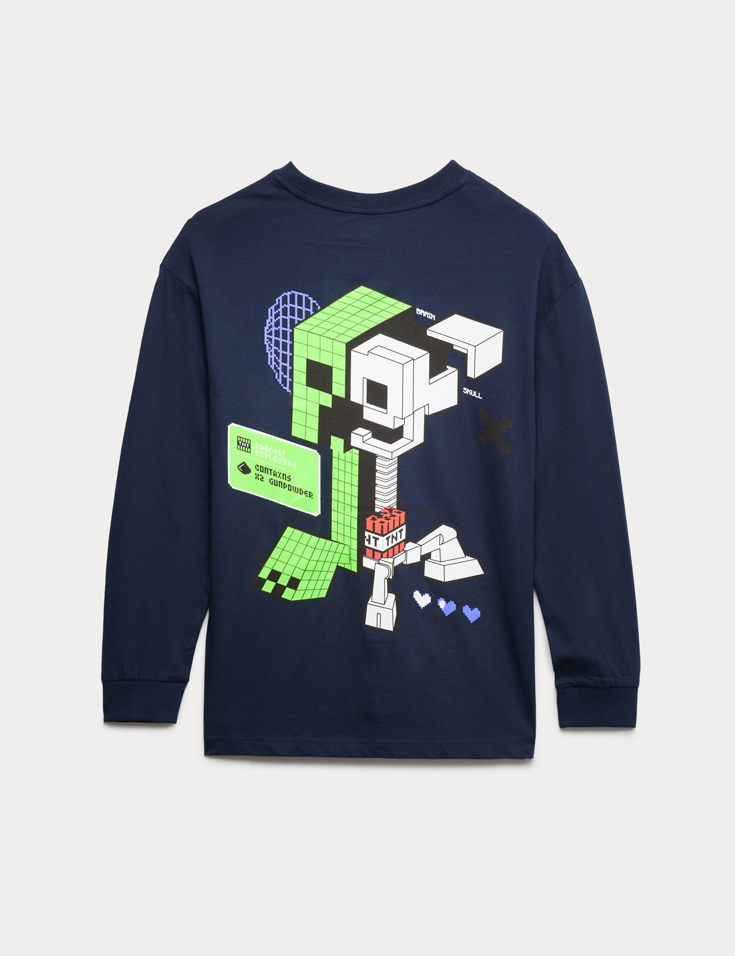 Pure Cotton Minecraft™ Top (6-16 Yrs) 2 of 2
