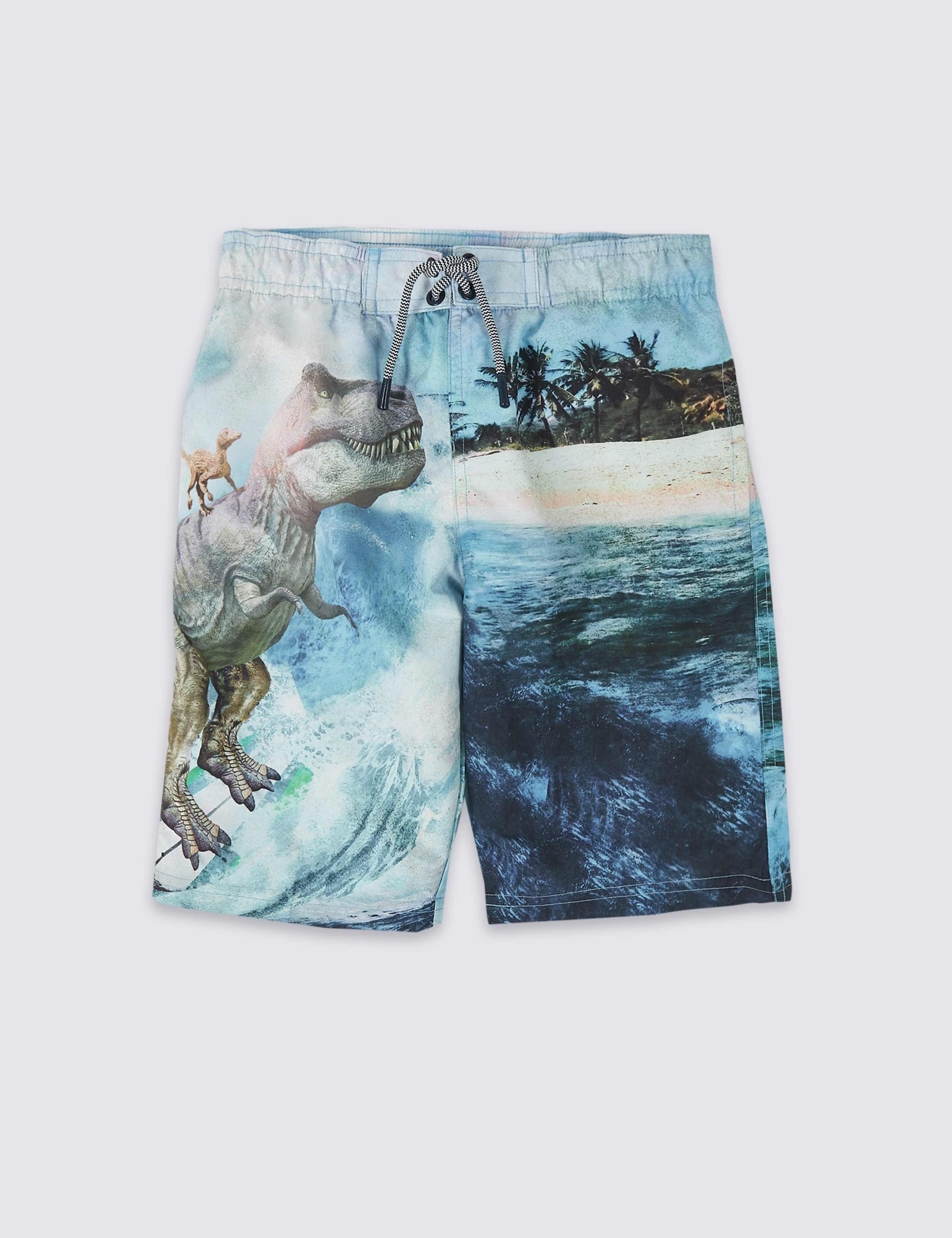 Sustainable Photographic Swim Shorts (3-16 Years) 1 of 3
