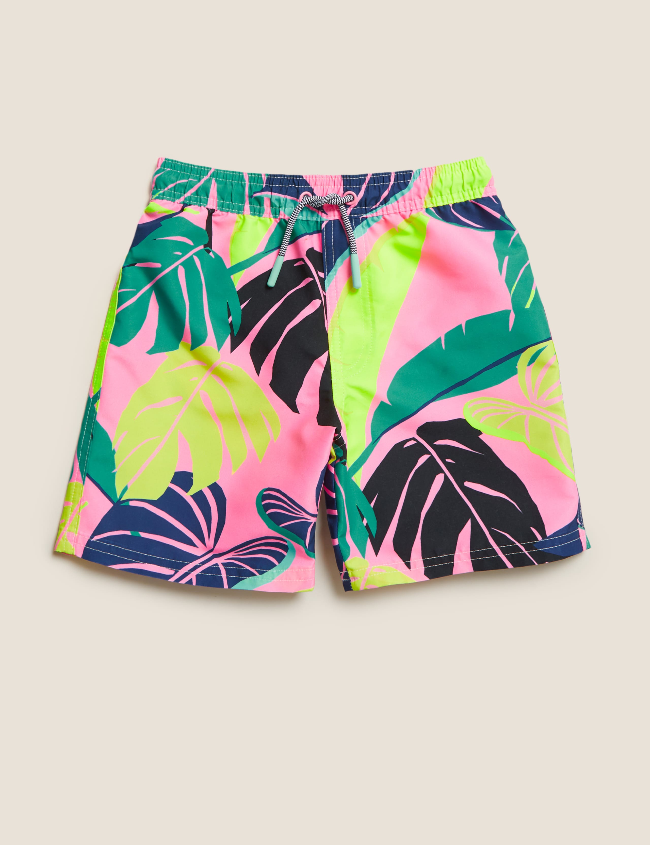 Leaf Print Swim Shorts (6-14 Yrs) 2 of 4