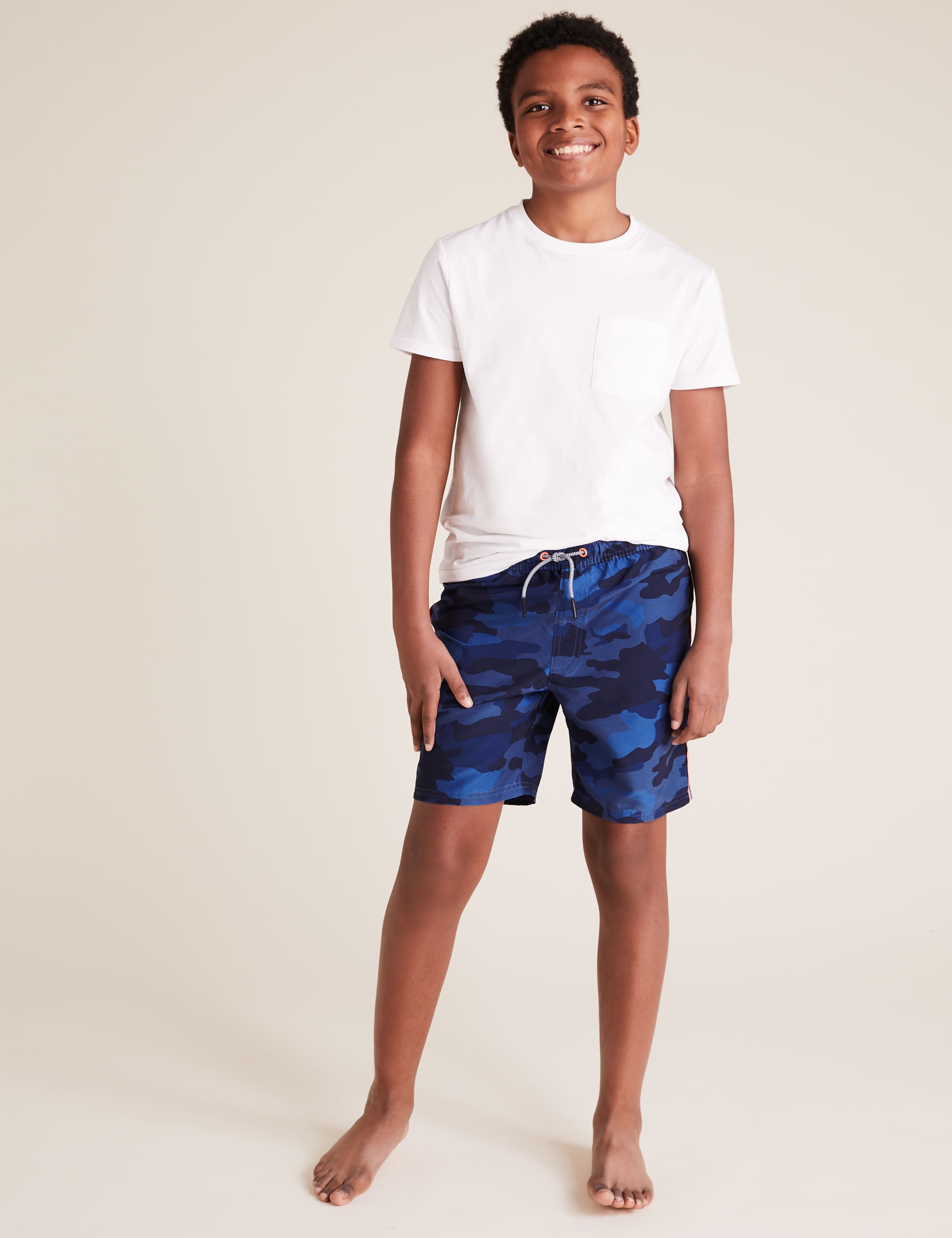 Camouflage Swim Shorts (6-14 Yrs) 1 of 3