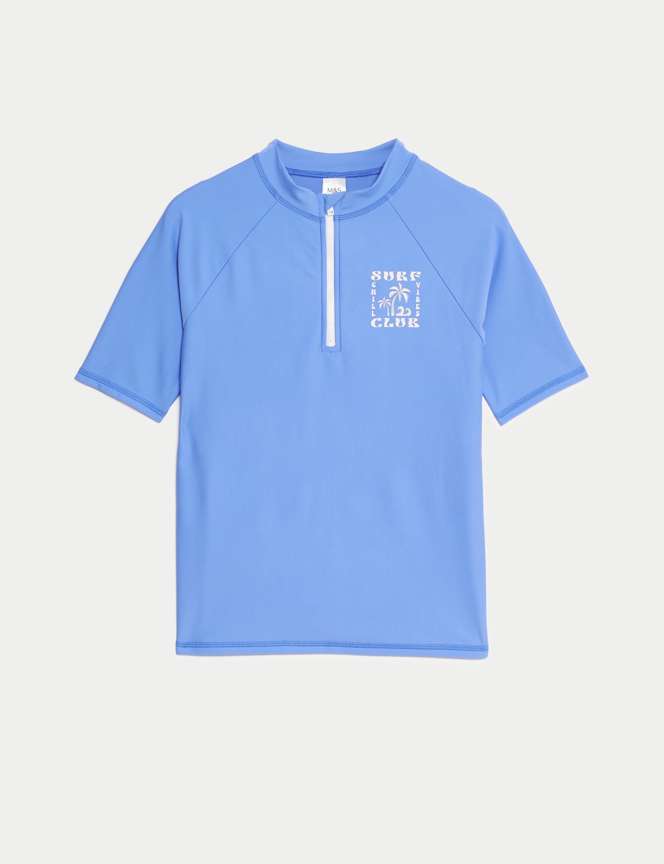 Quarter Zip Rash Vest (2-16 Yrs) 2 of 6