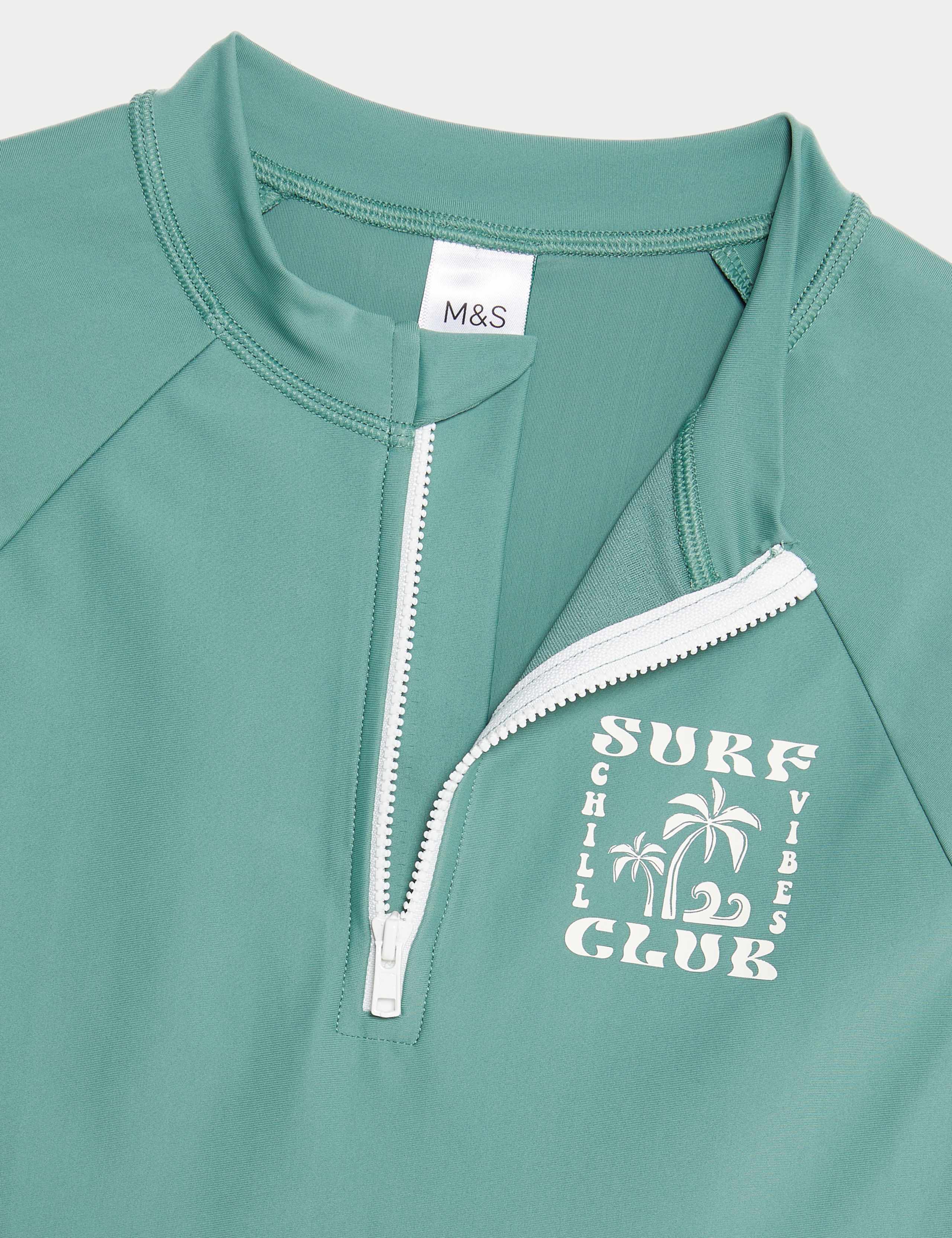 Quarter Zip Rash Vest (2-16 Yrs) 6 of 6