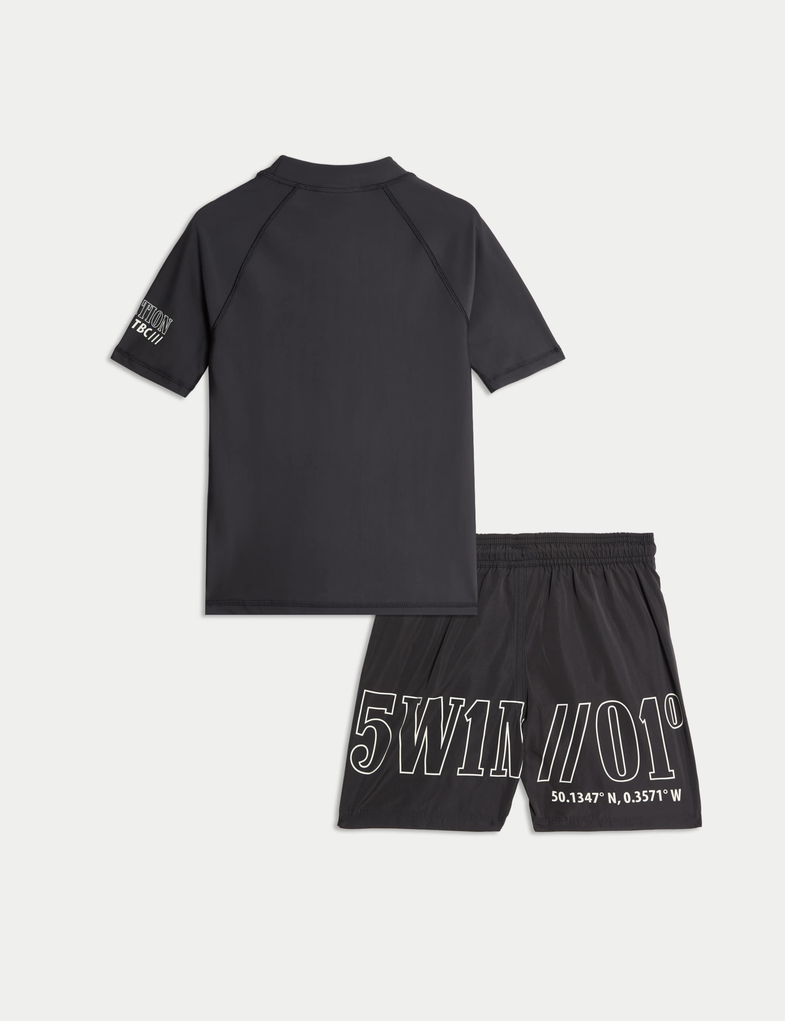 2pc Graphic Swim Set (6-16 Yrs) 2 of 3