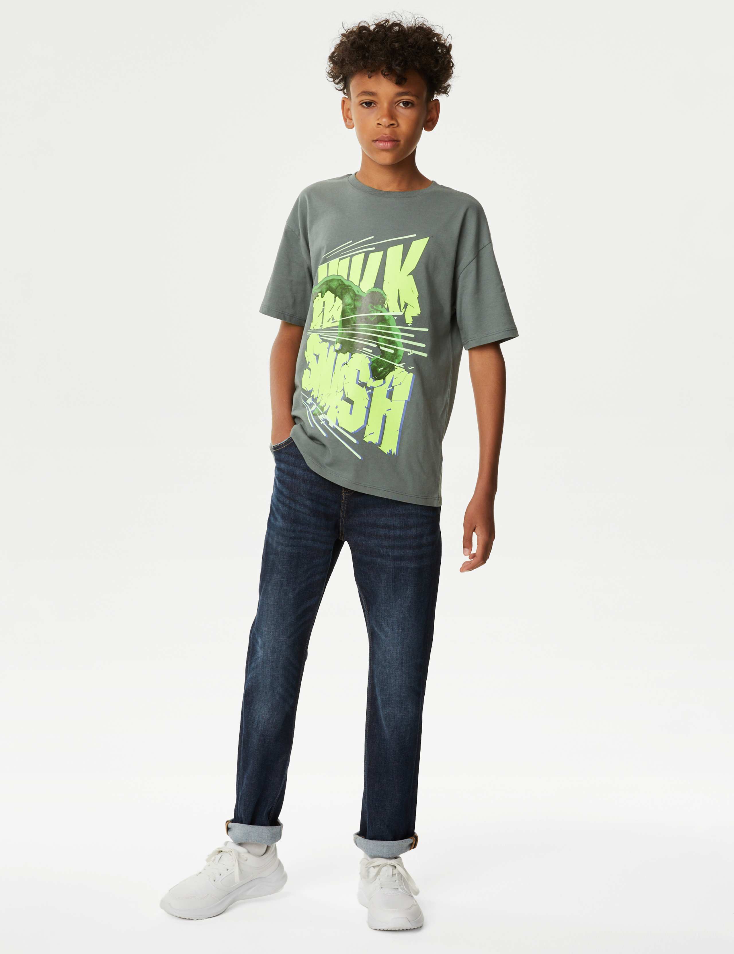 Pure Cotton Hulk™ T-Shirt (6-16 Yrs) 3 of 5