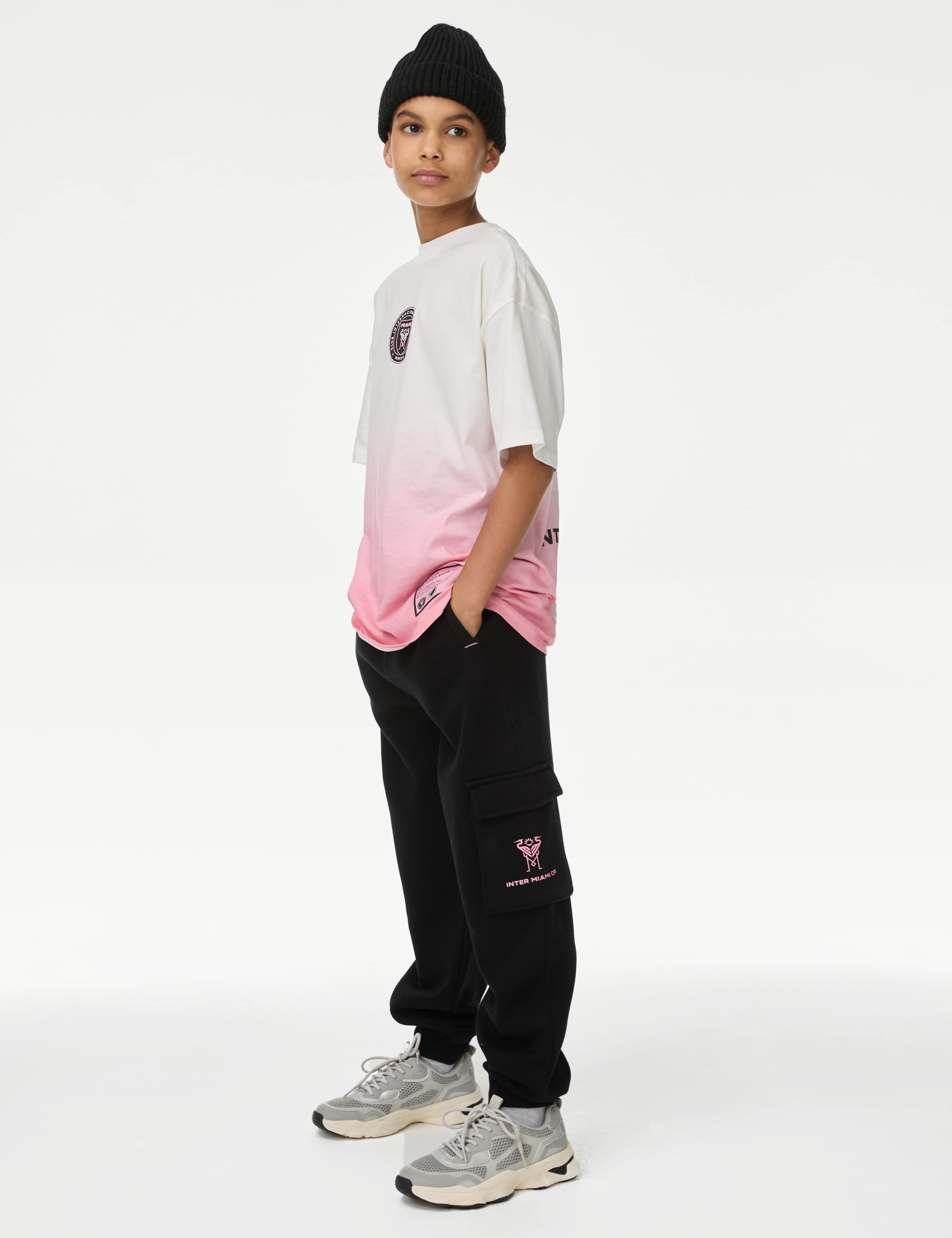 Cotton Rich Inter Miami™ Football Joggers (6-16 Yrs) 4 of 6
