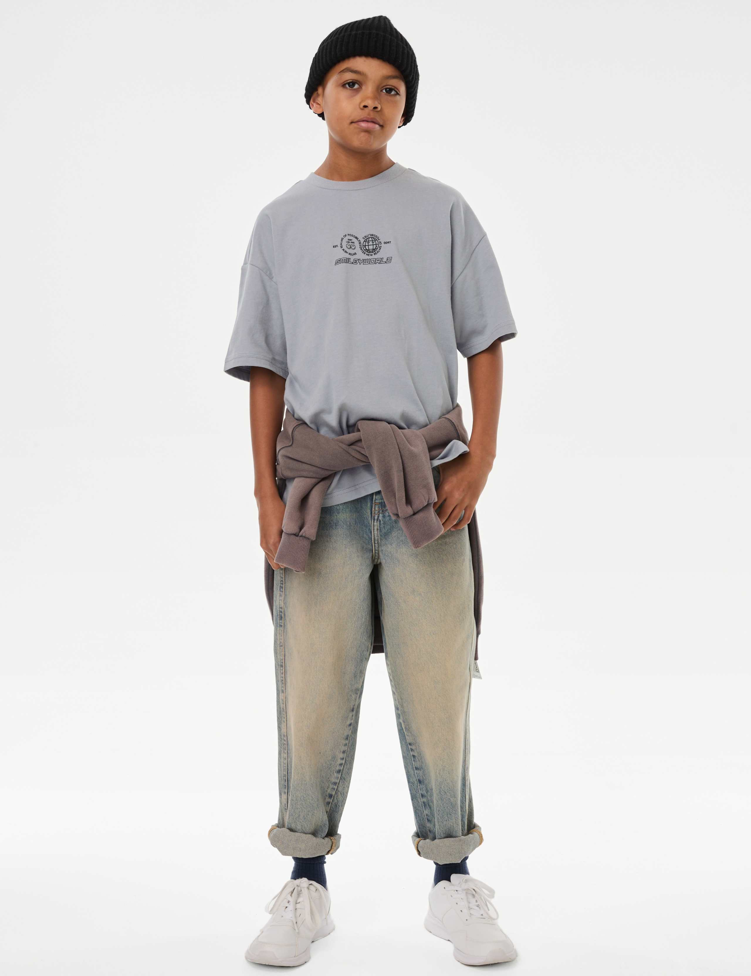 Pure Cotton SmileyWorld® Graphic T-Shirt (6-16 Yrs) 3 of 5