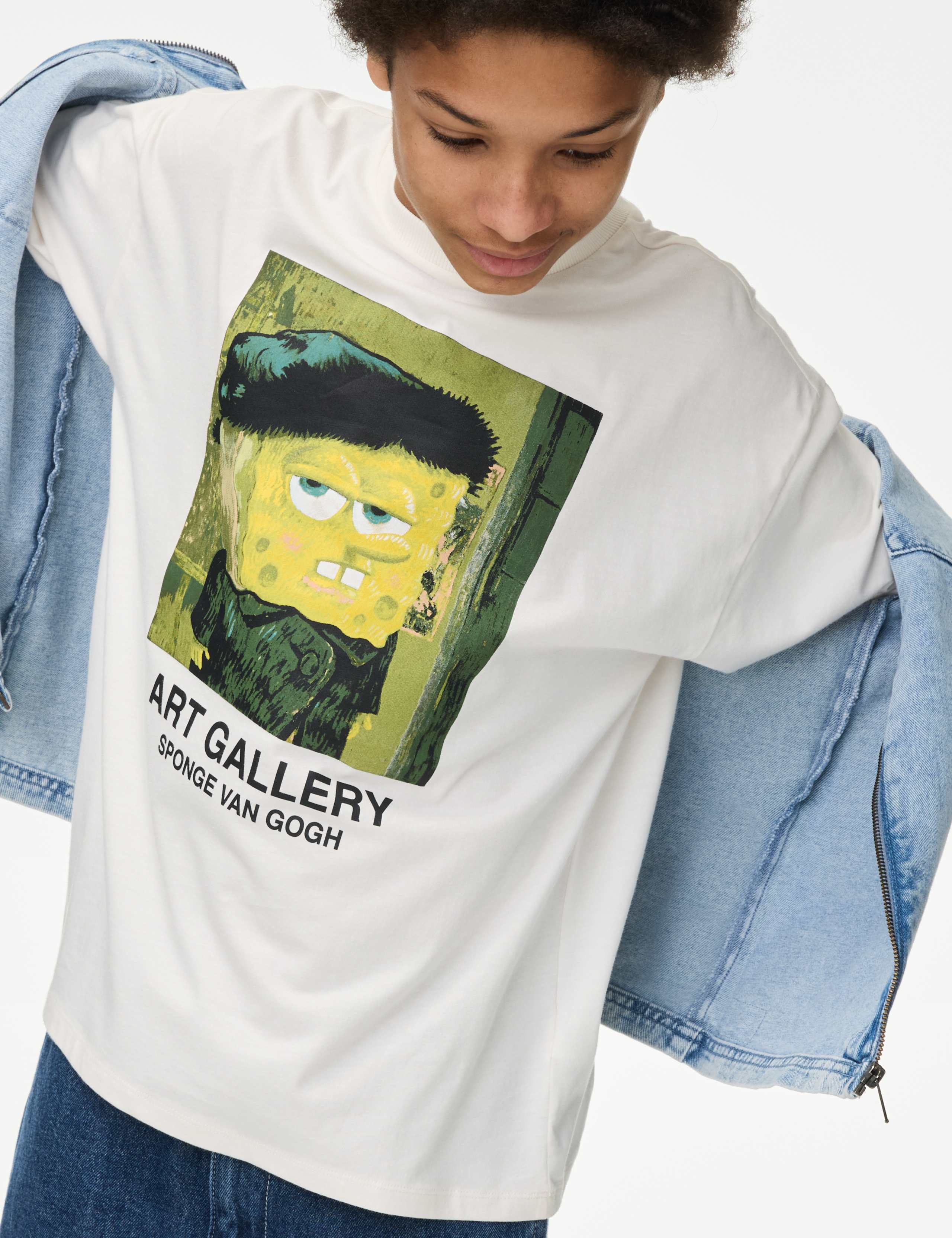 Pure Cotton SpongeBob SquarePants™ T-Shirt (6-16 Yrs) 3 of 6