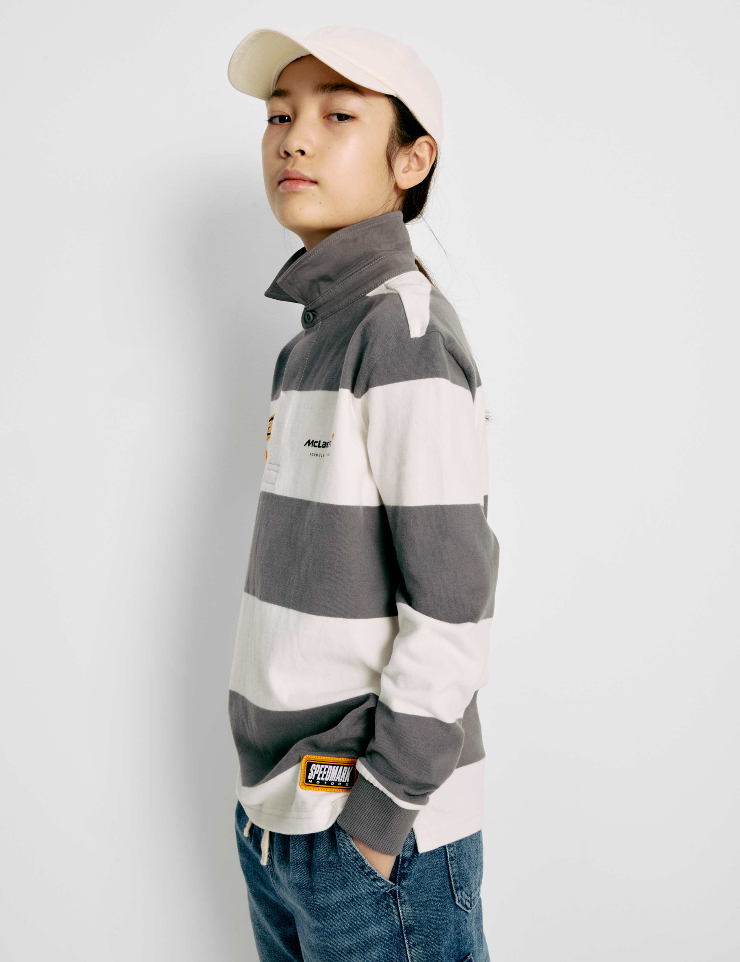 Pure Cotton McLaren F1 Team Rugby Top (6-16 Yrs) 3 of 8