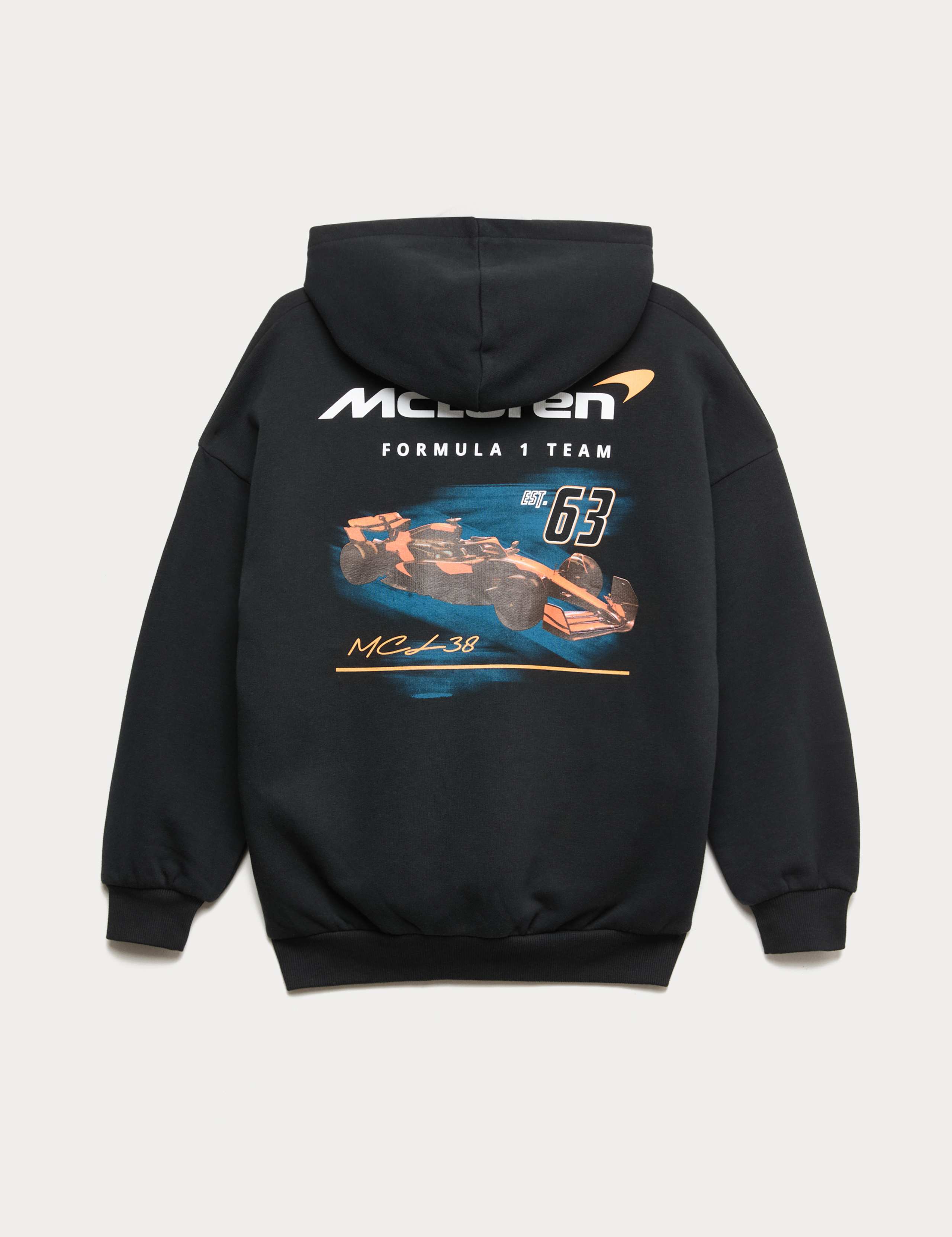 Cotton Rich McLaren Graphic Hoodie (6-16 Yrs) 2 of 2