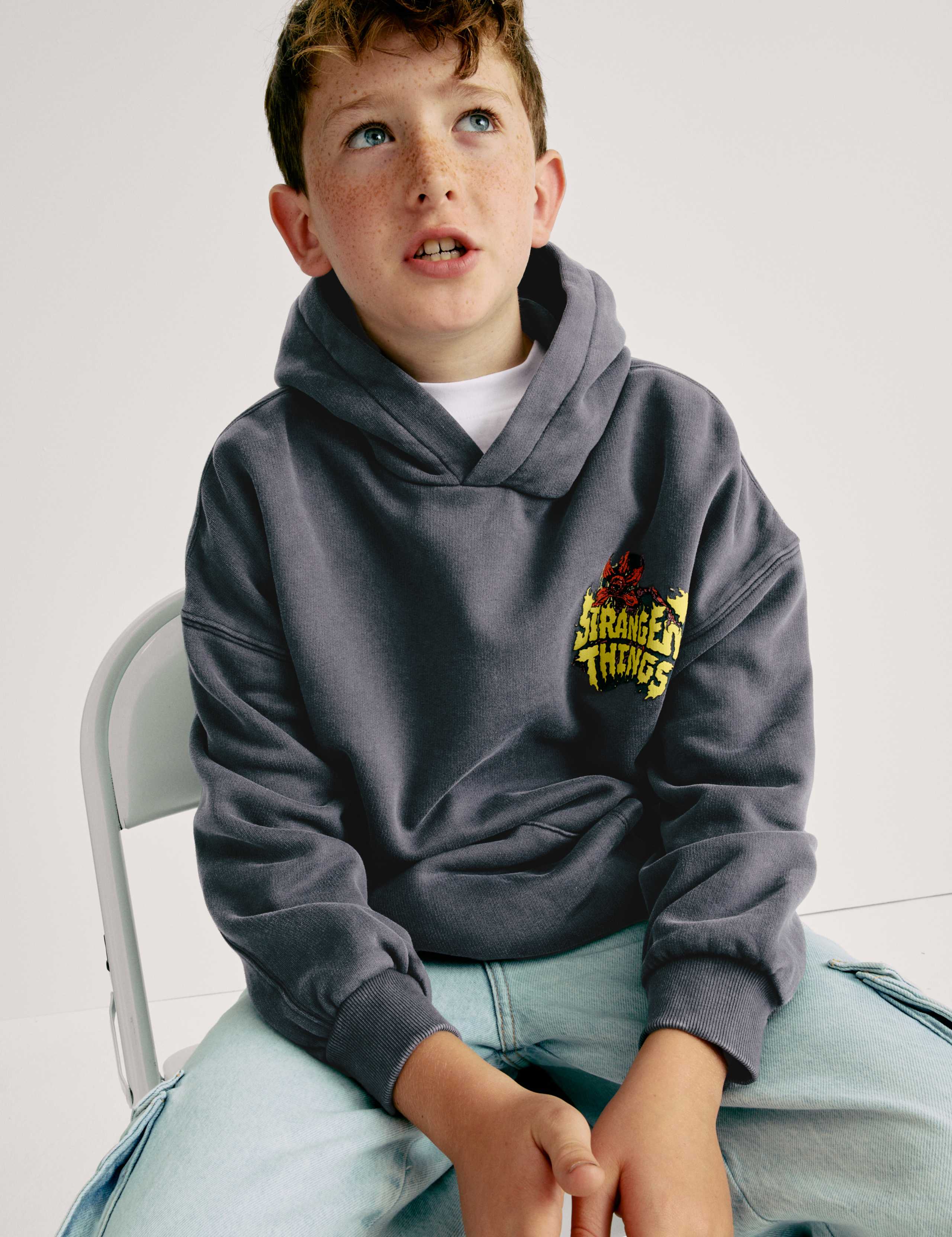 Cotton Rich Stranger Things™ Hoodie (6-16 Yrs) 4 of 7