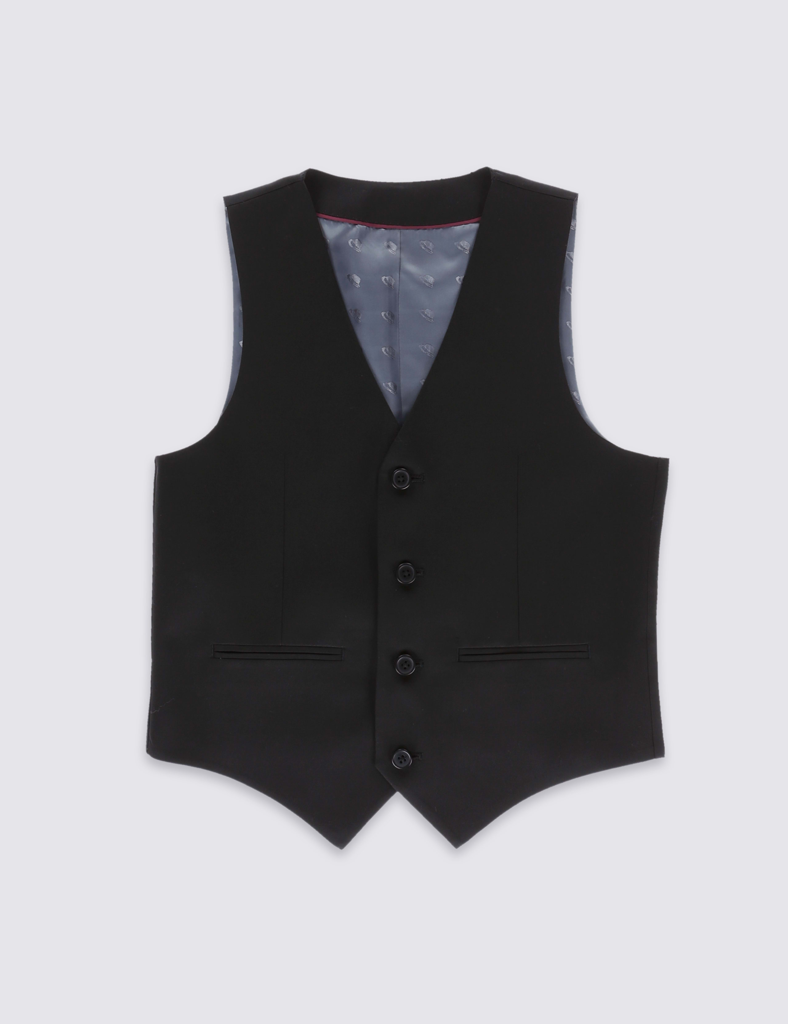 4 Button Waistcoat (5-14 Years) 2 of 4