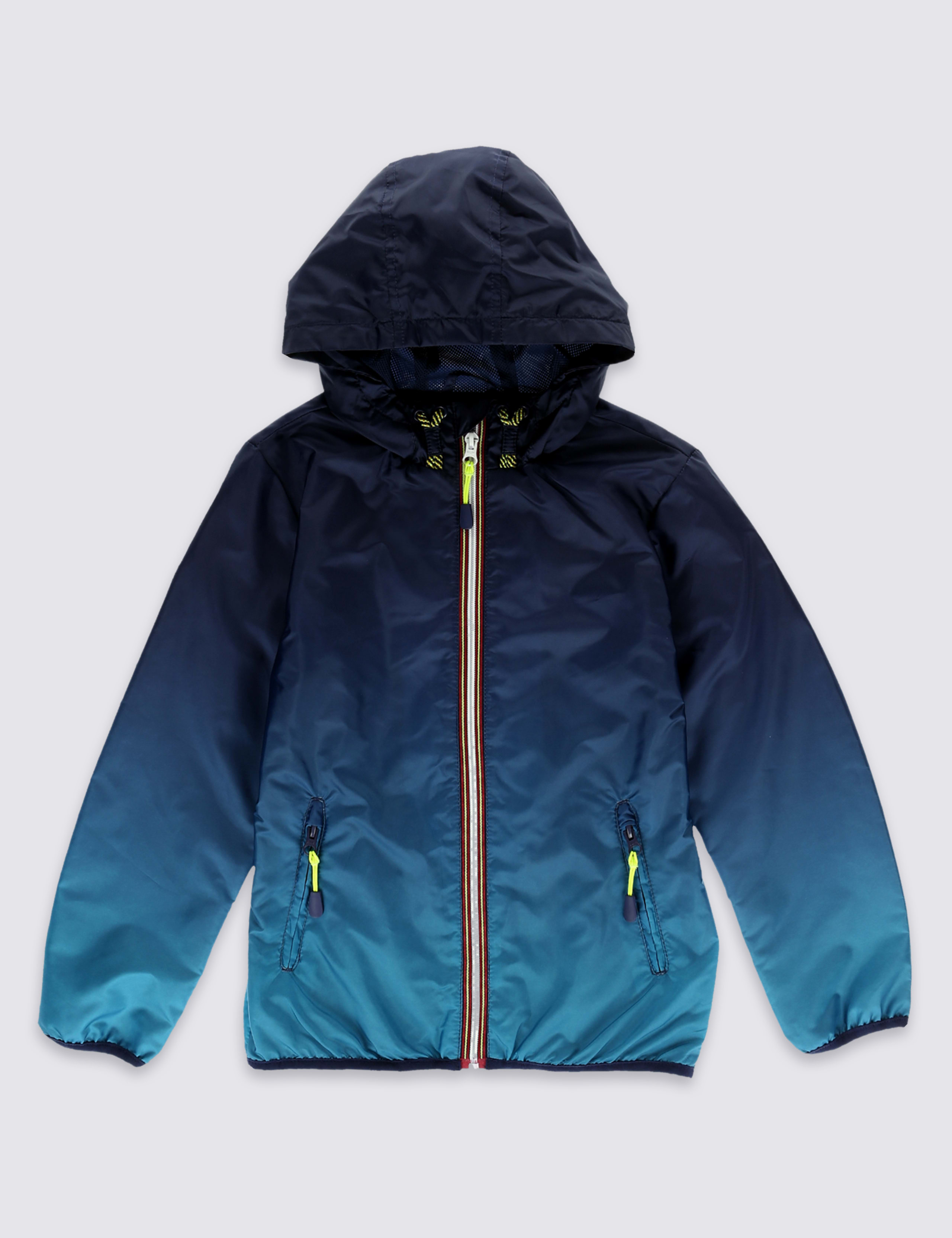 Dip Dye Zip Through Hooded Mac (5-14 Years) 2 of 3