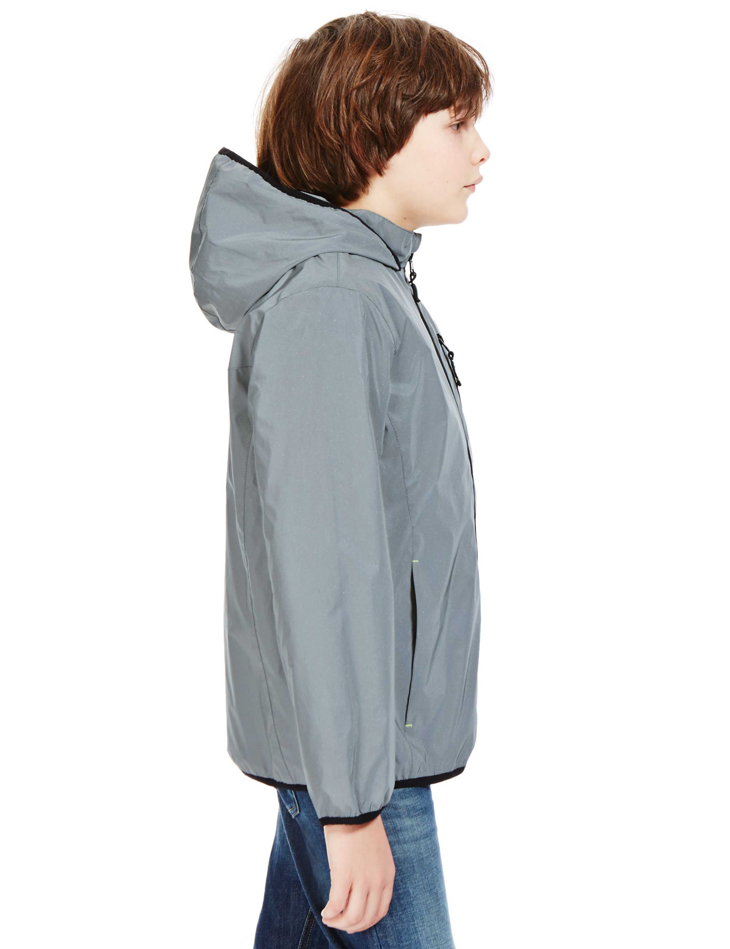 Reflective Water Repellent Hooded Mac (5-14 Years) 3 of 4