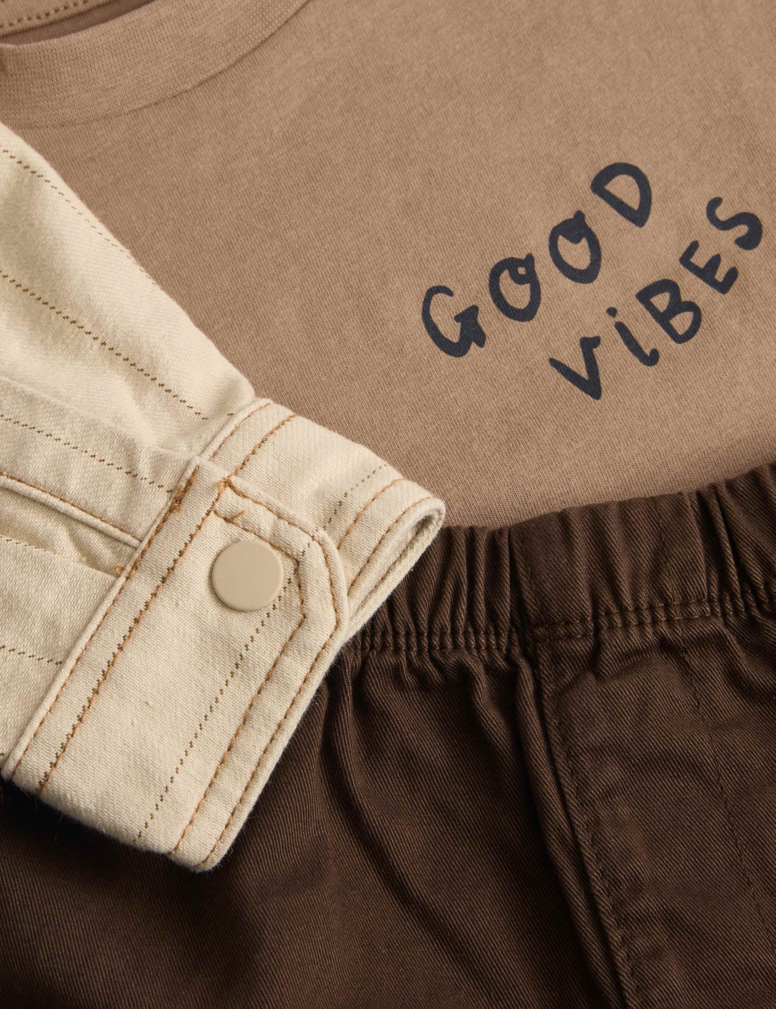 3pc Pure Cotton Outfit (1-8 Yrs) 2 of 2