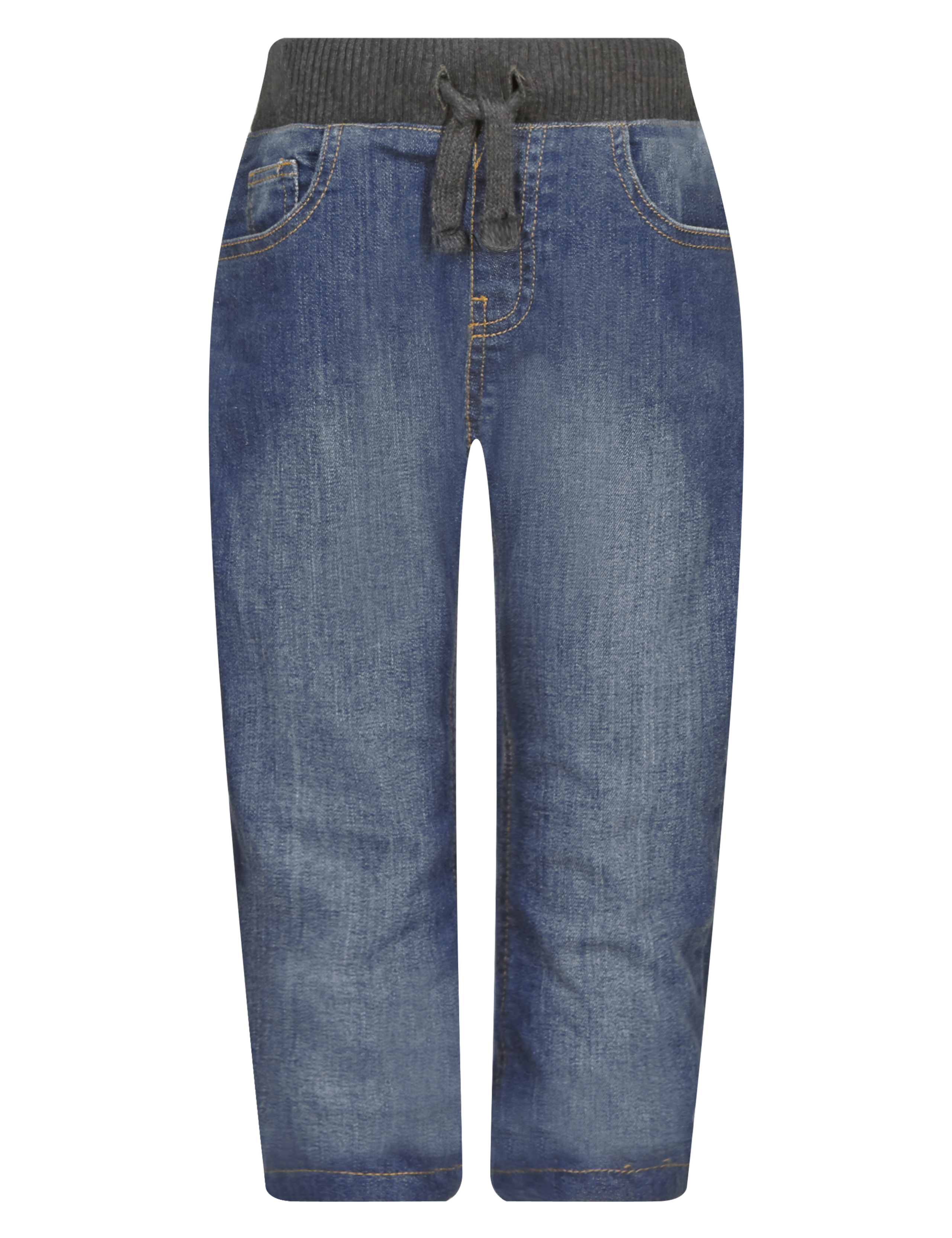 Cotton Rich Pull On Denim Jeans (1-7 Years) 2 of 3