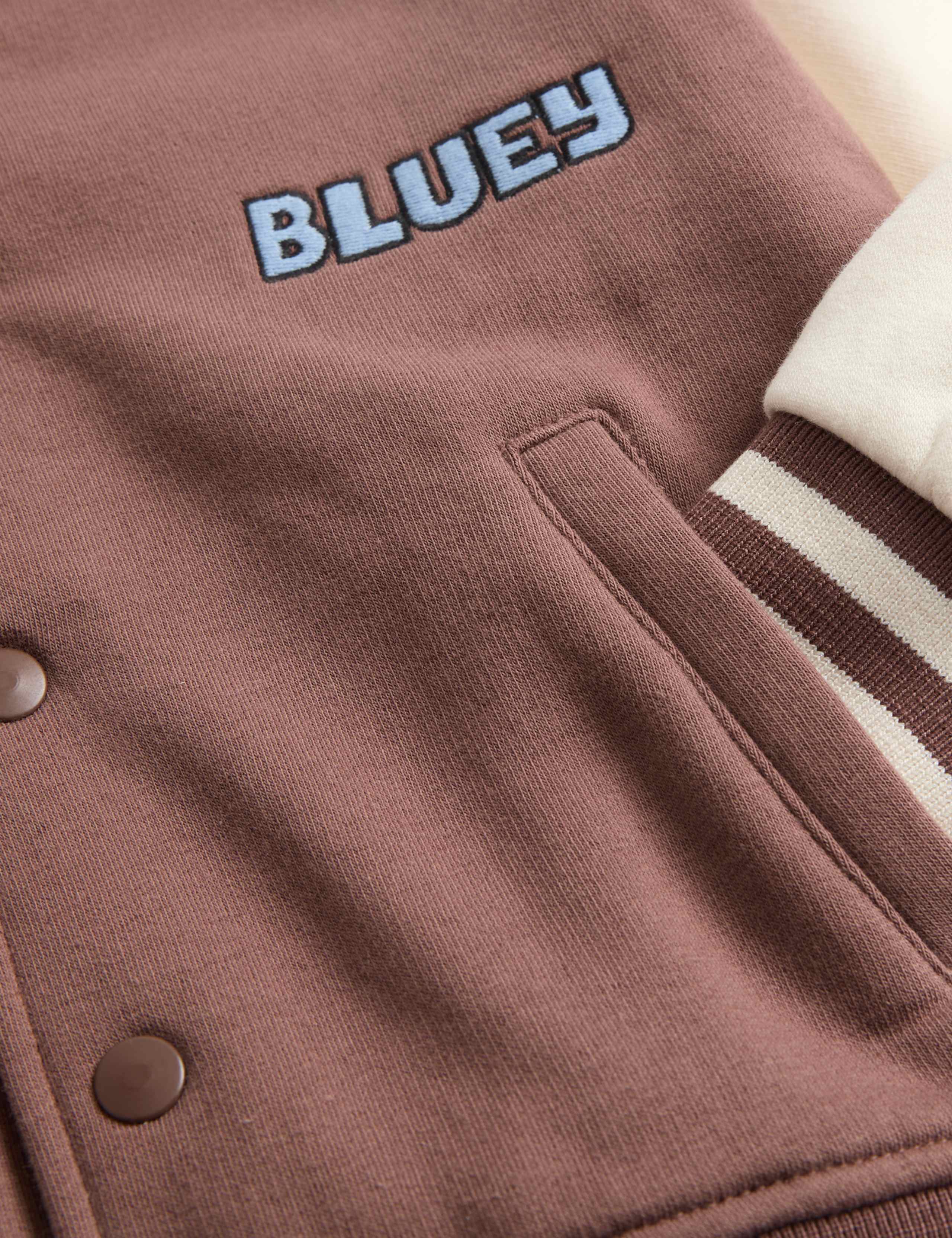 Cotton Rich Bluey™ Bomber Jacket (2-8 Yrs) 3 of 3