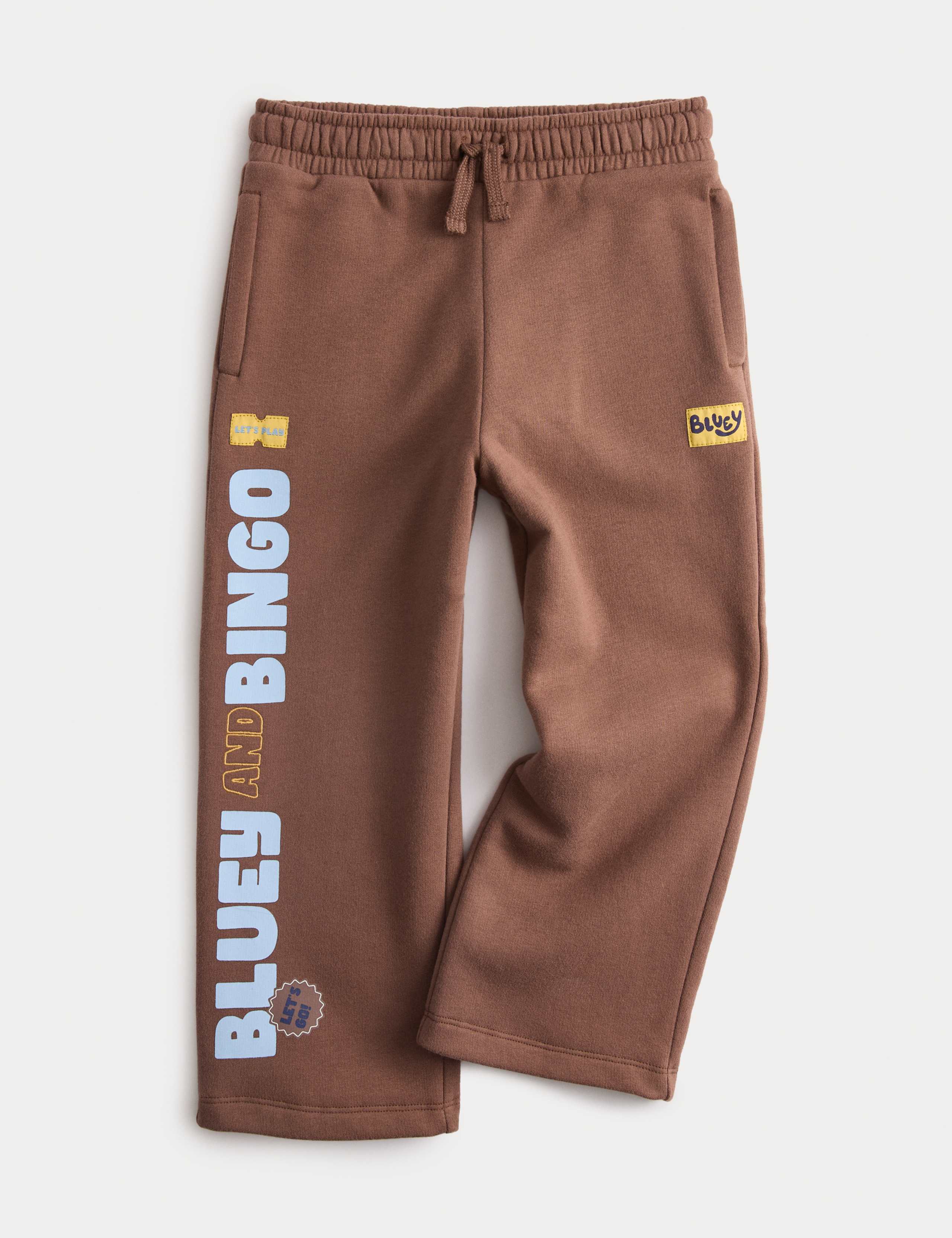 Straight Leg Cotton Rich Bluey™ Joggers (2-8 Yrs) 1 of 1