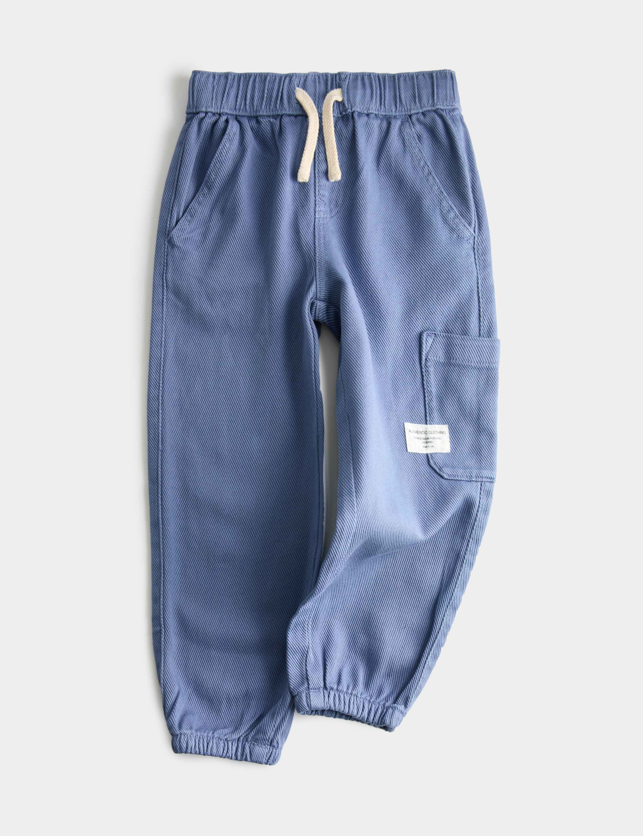 Relaxed Denim Cargo Jeans (2-8 Years) 1 of 1