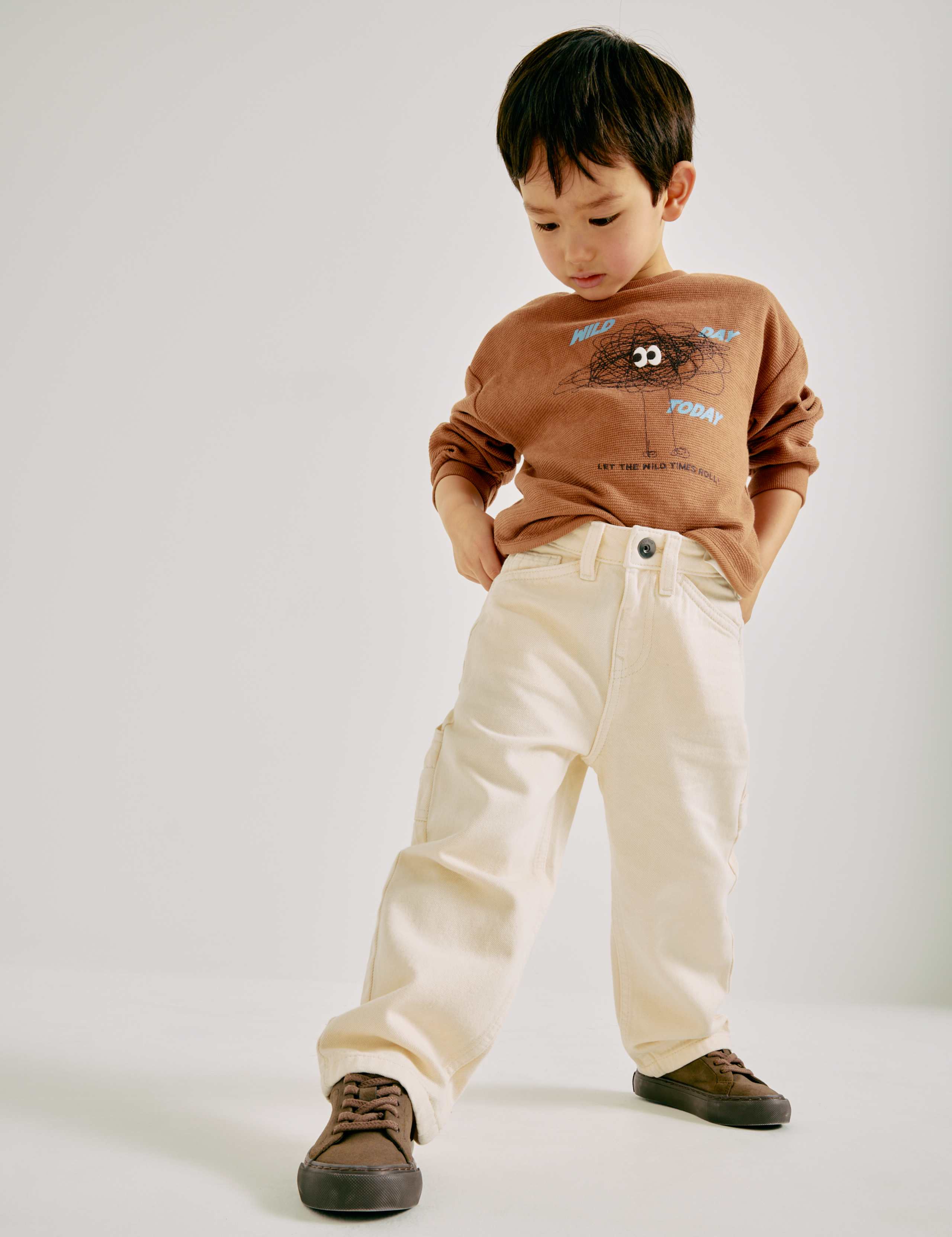 Pure Cotton Denim Carpenter Jeans (2-8 Yrs) 4 of 8