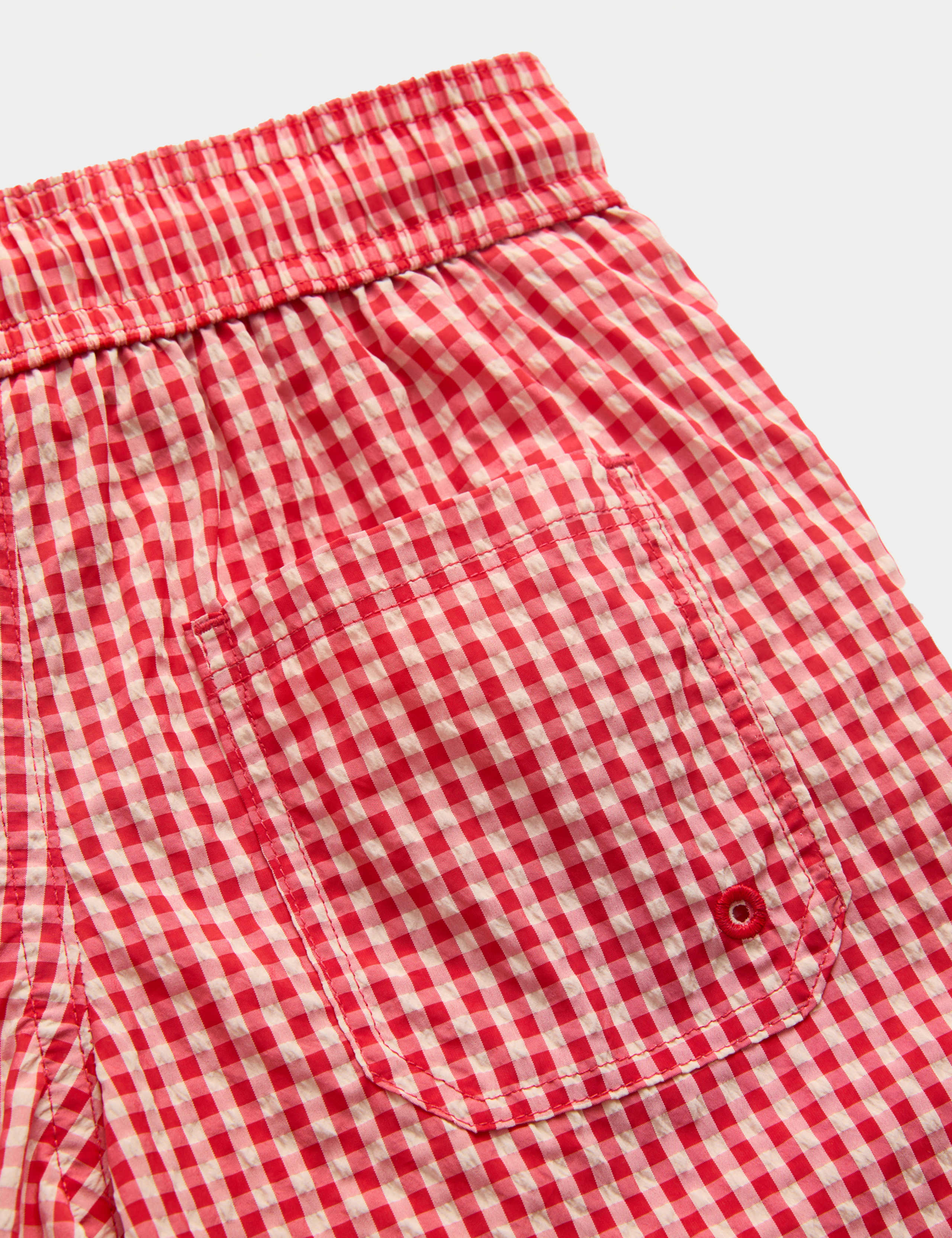 Seersucker Gingham Swim Shorts (2-8 Yrs) 2 of 2