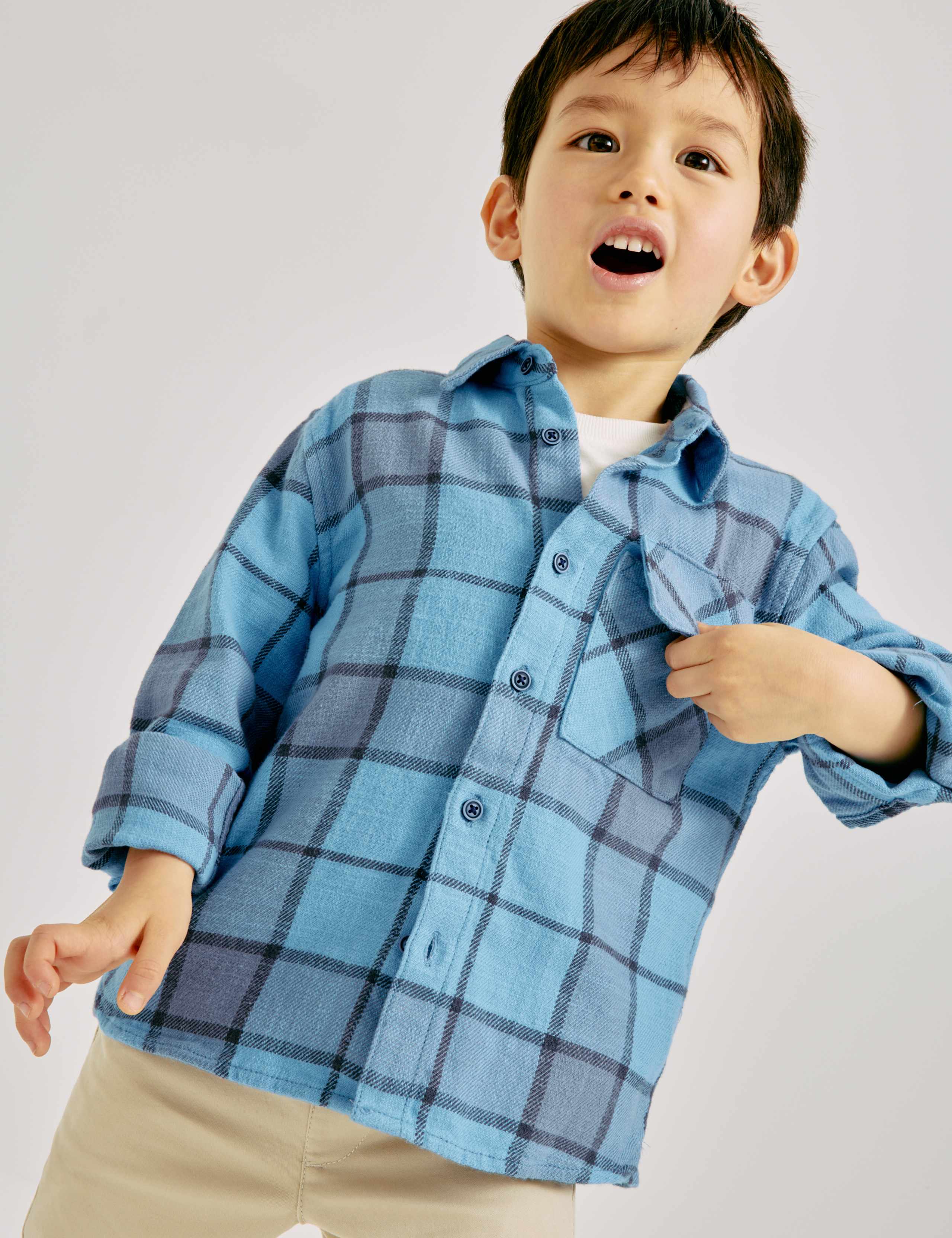 Pure Cotton Check Shirt (2-8 Yrs) 3 of 7