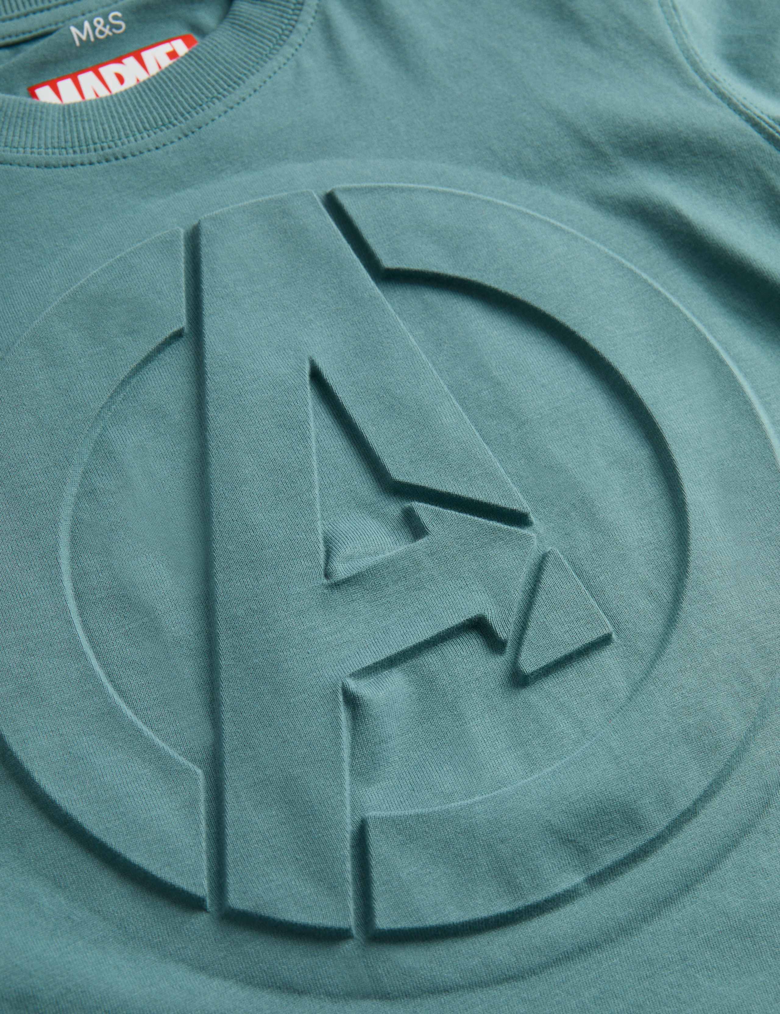 2pk Pure Cotton Marvel™ Long Sleeve Tops (2-8 Yrs) 3 of 3