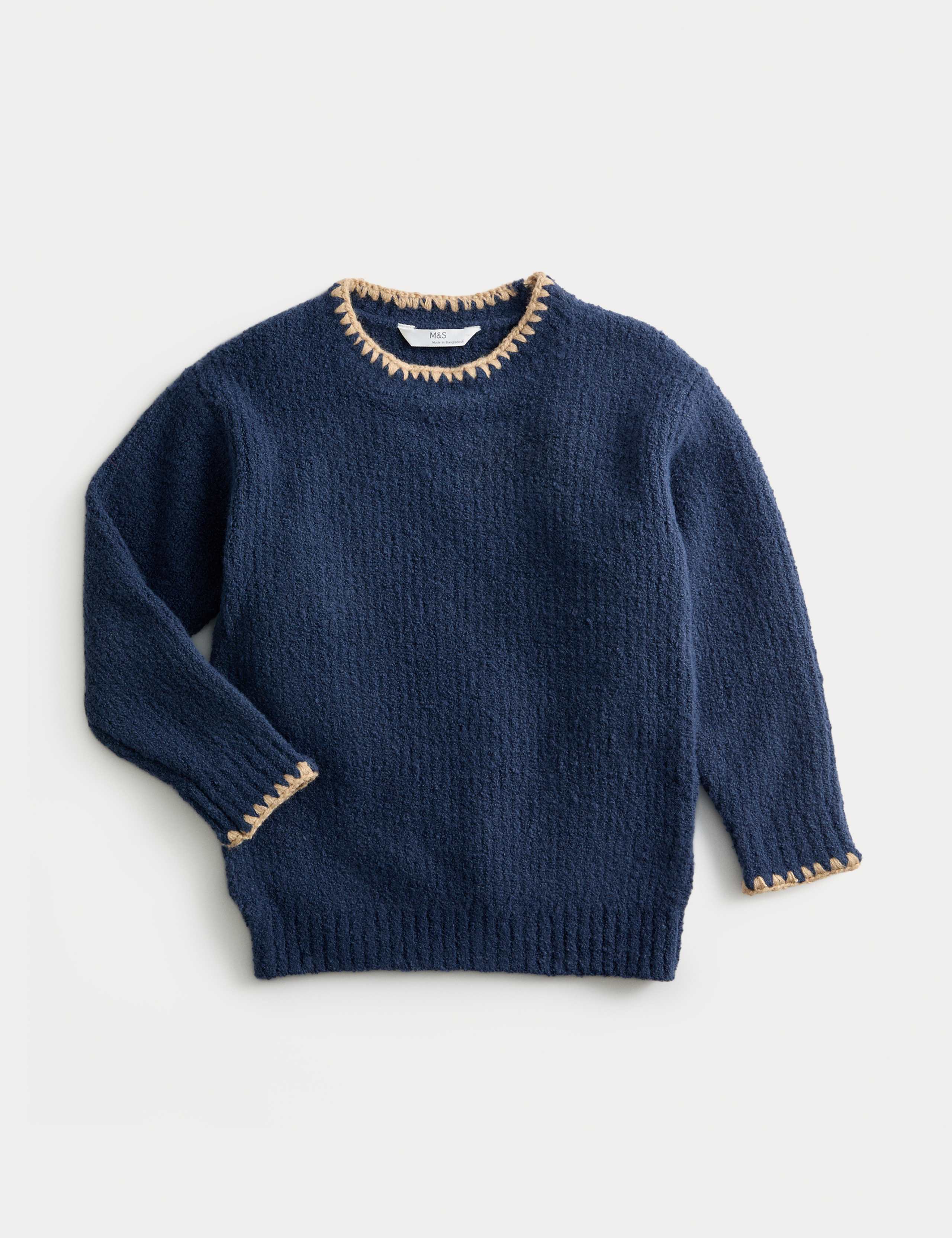 Crew Neck Knitted Jumper (2-10 Yrs) 1 of 2