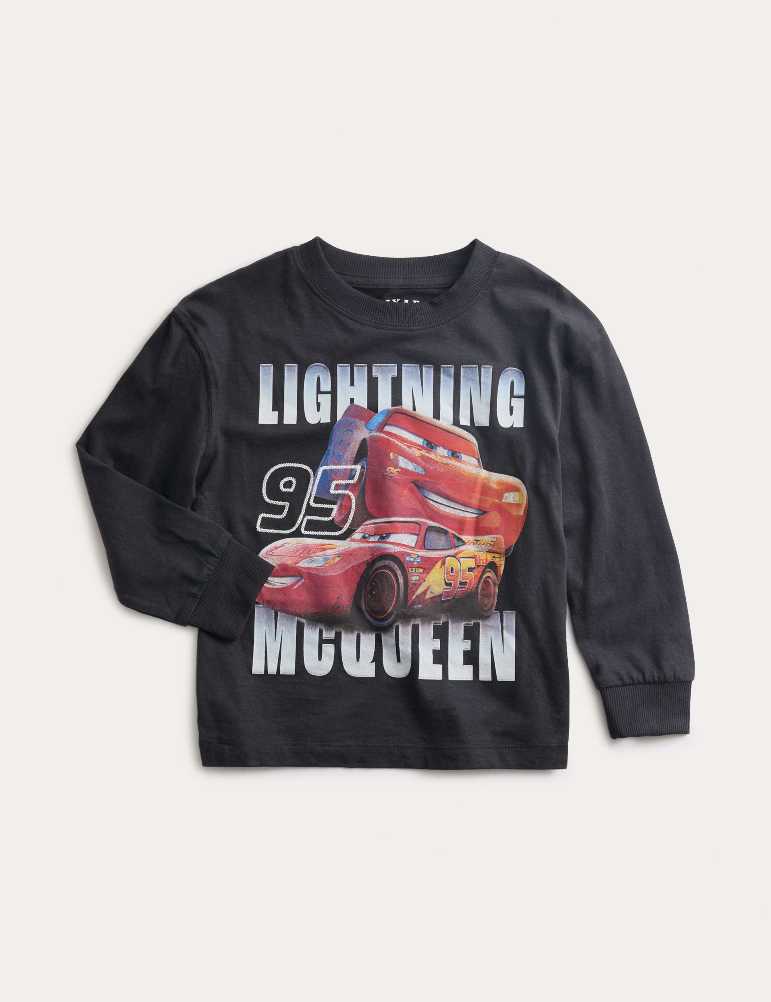 Pure Cotton Disney Cars™ Long Sleeve Top (2-8 Yrs) 1 of 2
