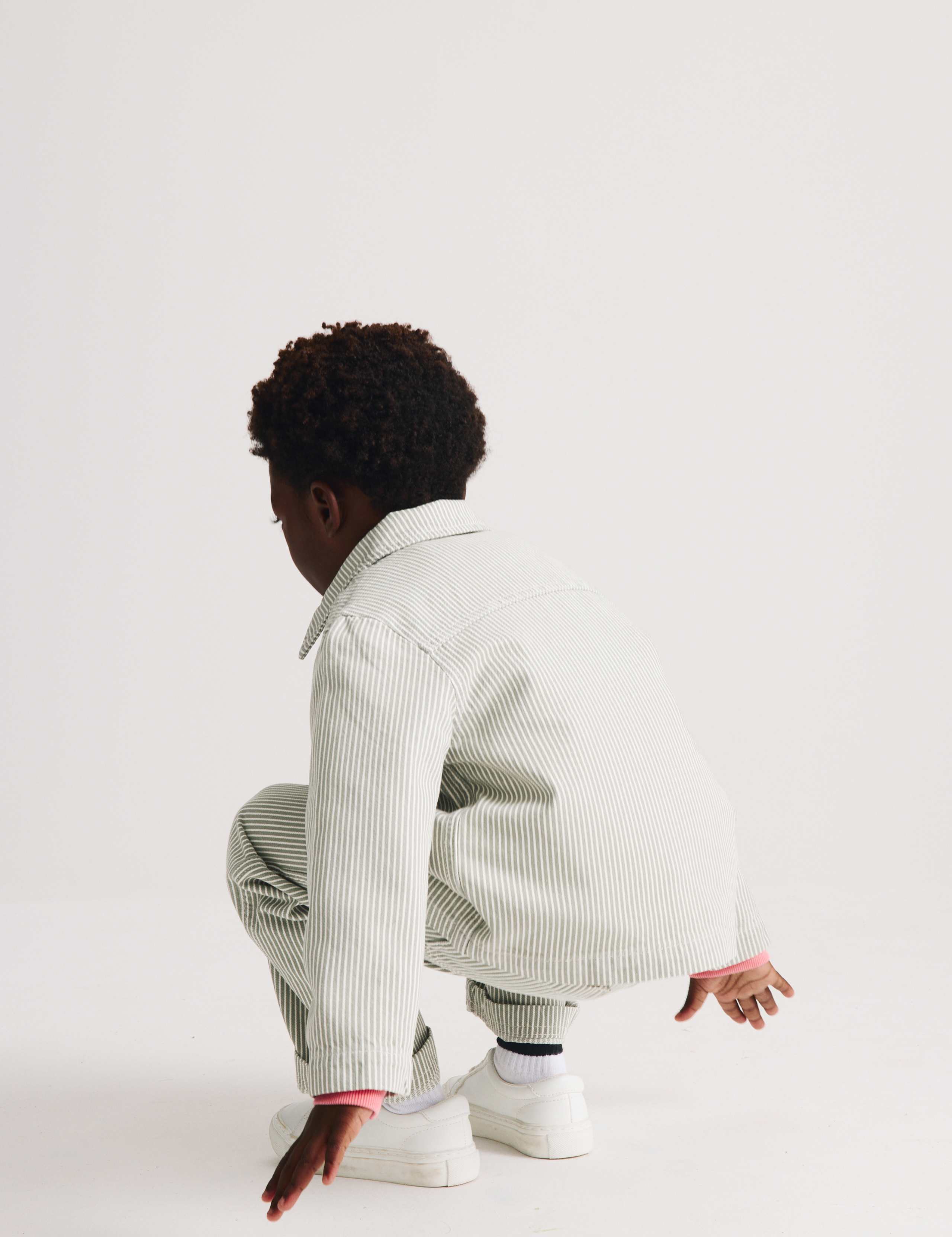 Pure Cotton Striped Jacket (2-8 Yrs) 4 of 8