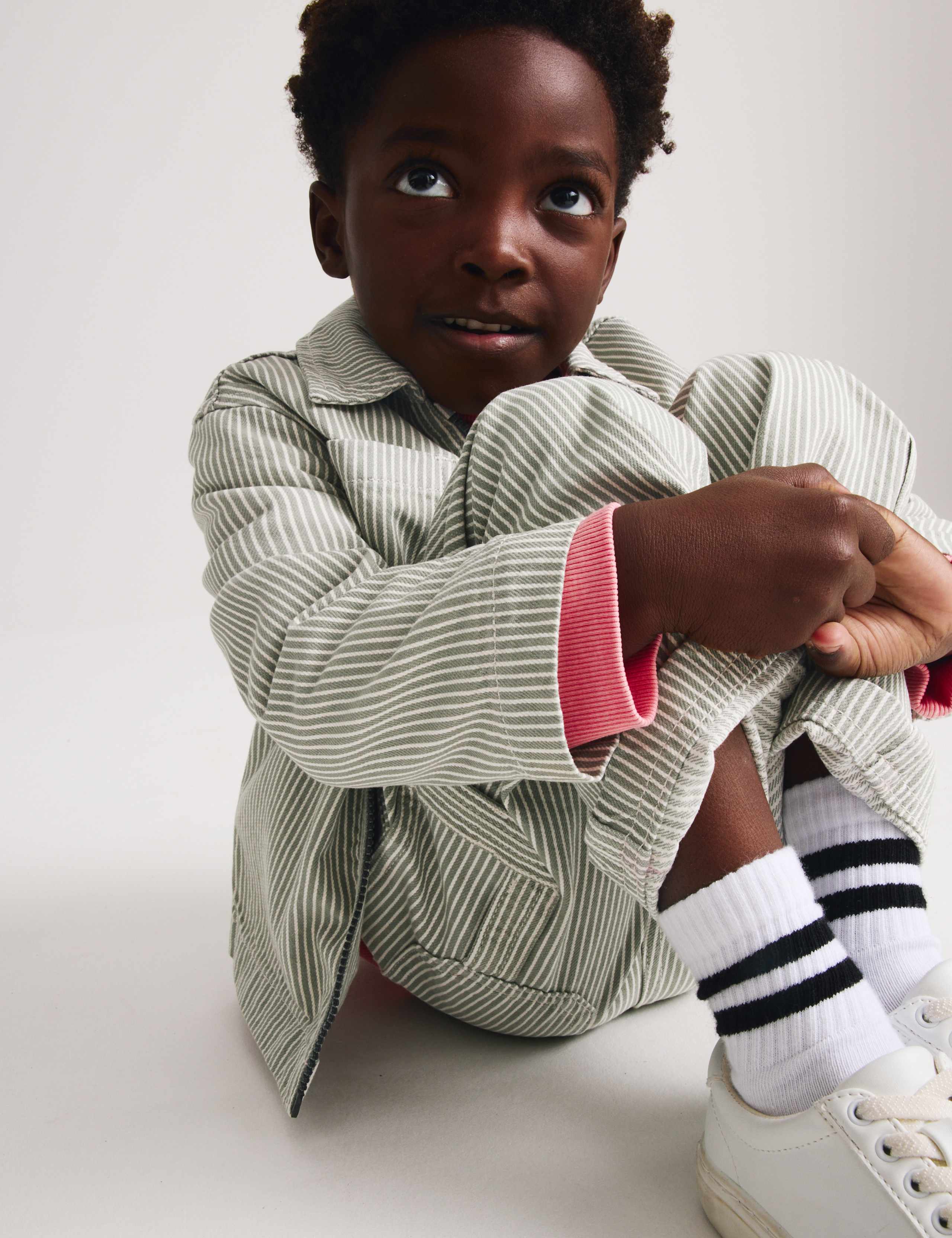 Pure Cotton Striped Jacket (2-8 Yrs) 5 of 8